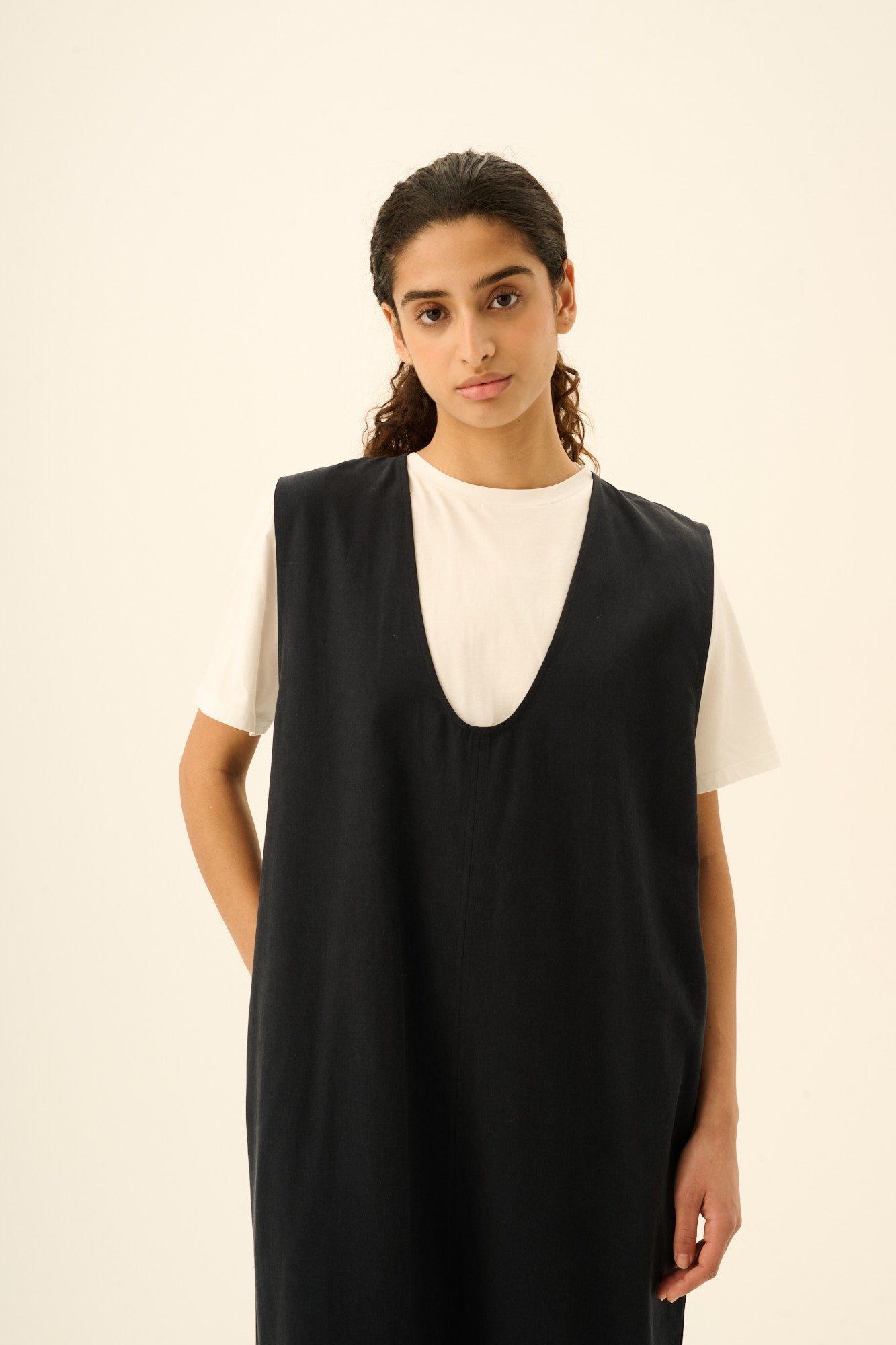 Rue de Tokyo DONELLA SANDWASHED CT TENCEL Dresses NAVY