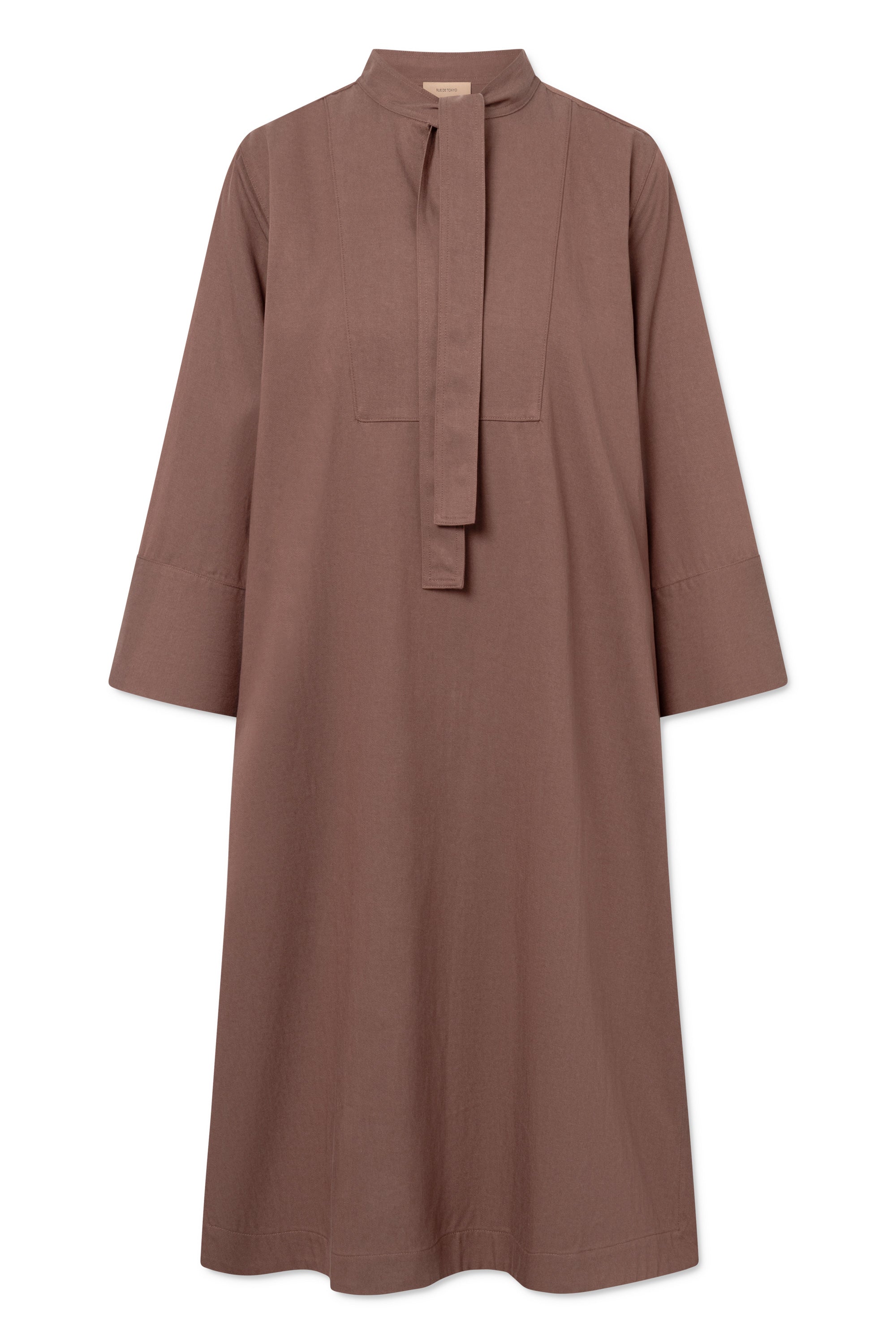 Rue de Tokyo DOT SANDWASHED CT TENCEL Dresses FADED MAROON