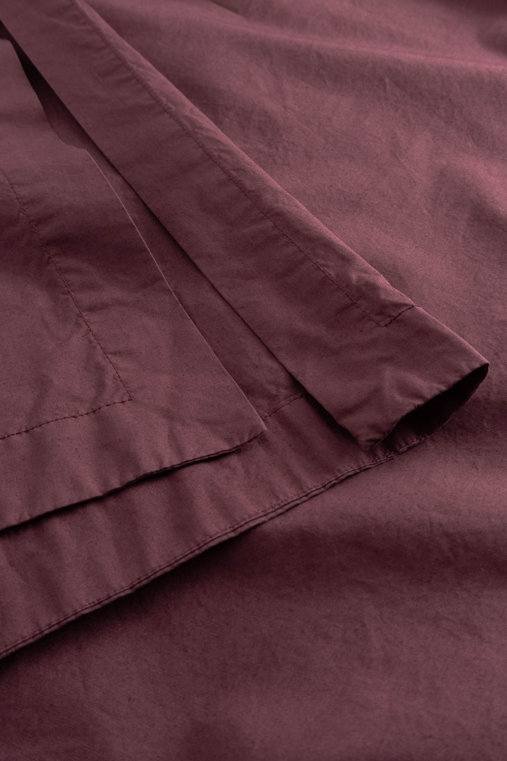 Rue de Tokyo DOUKA ORGANIC GARMENT DYED POPLIN Dresses BURGUNDY