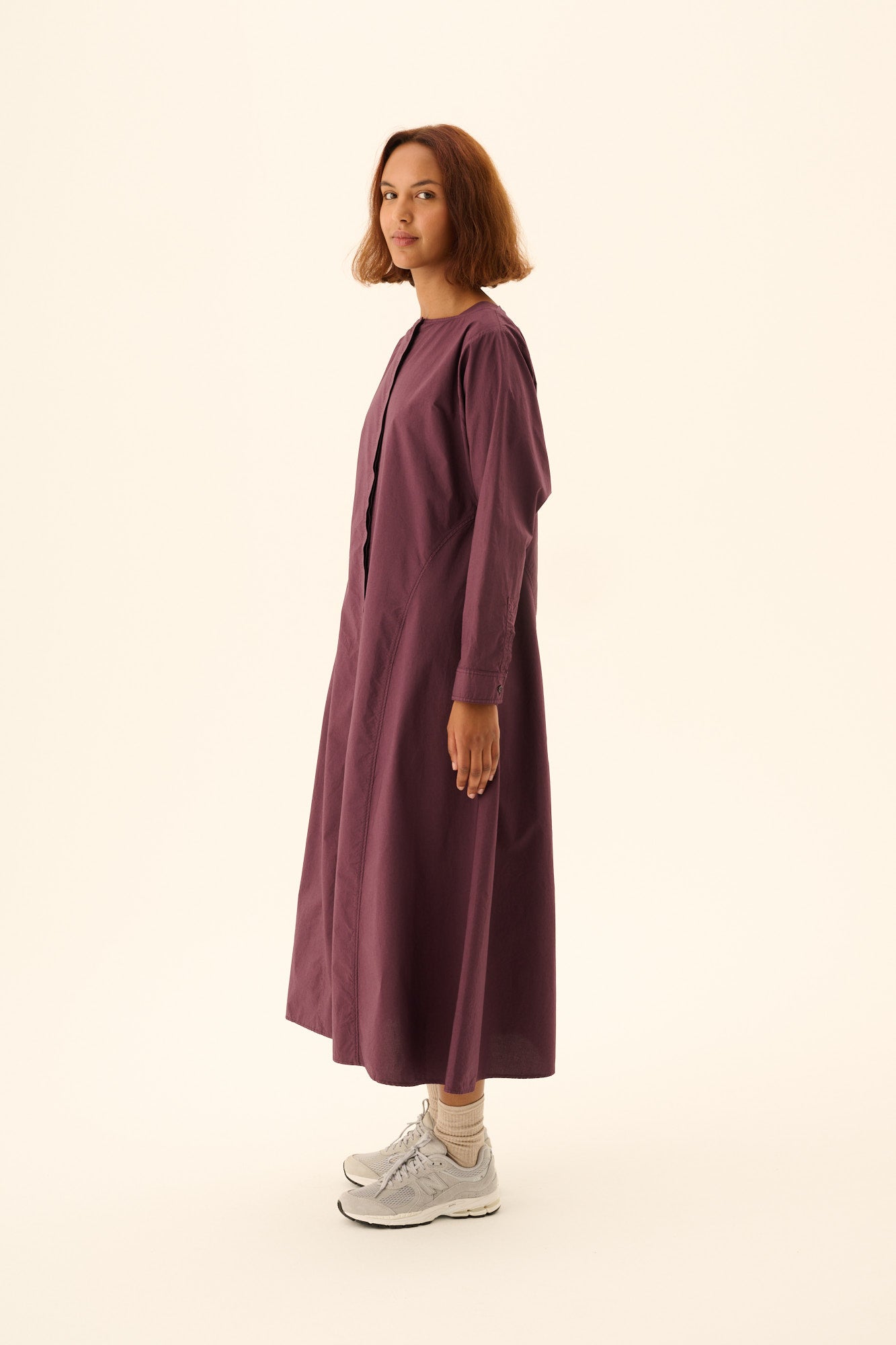 Rue de Tokyo DOXY GMTD POPLIN Dresses PLUM PURPLE