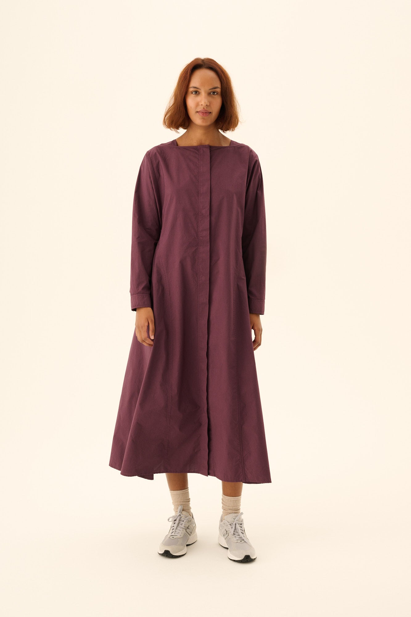 Rue de Tokyo DOXY GMTD POPLIN Dresses PLUM PURPLE