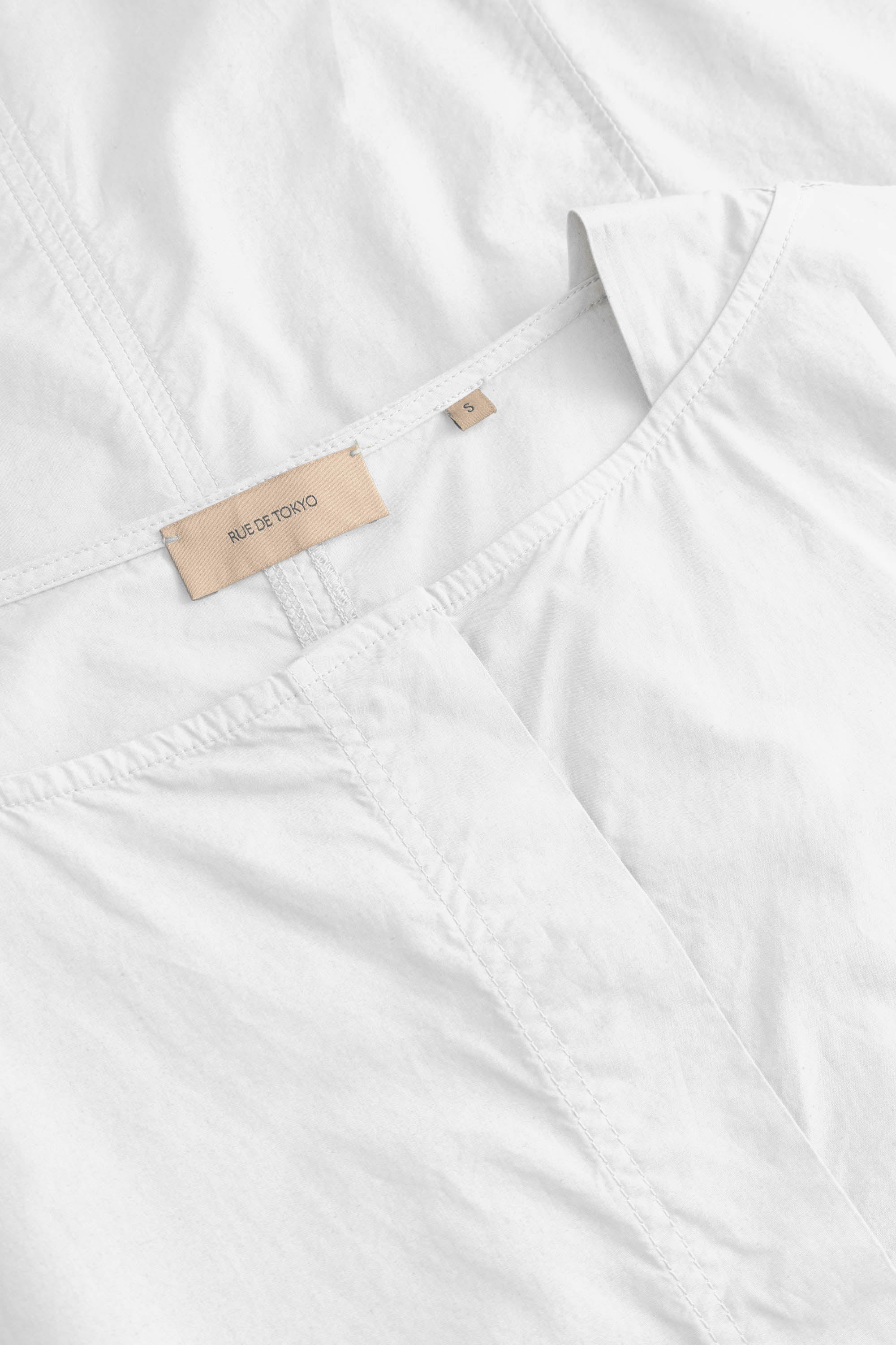 Rue de Tokyo DOXY GMTD POPLIN Dresses WHITE
