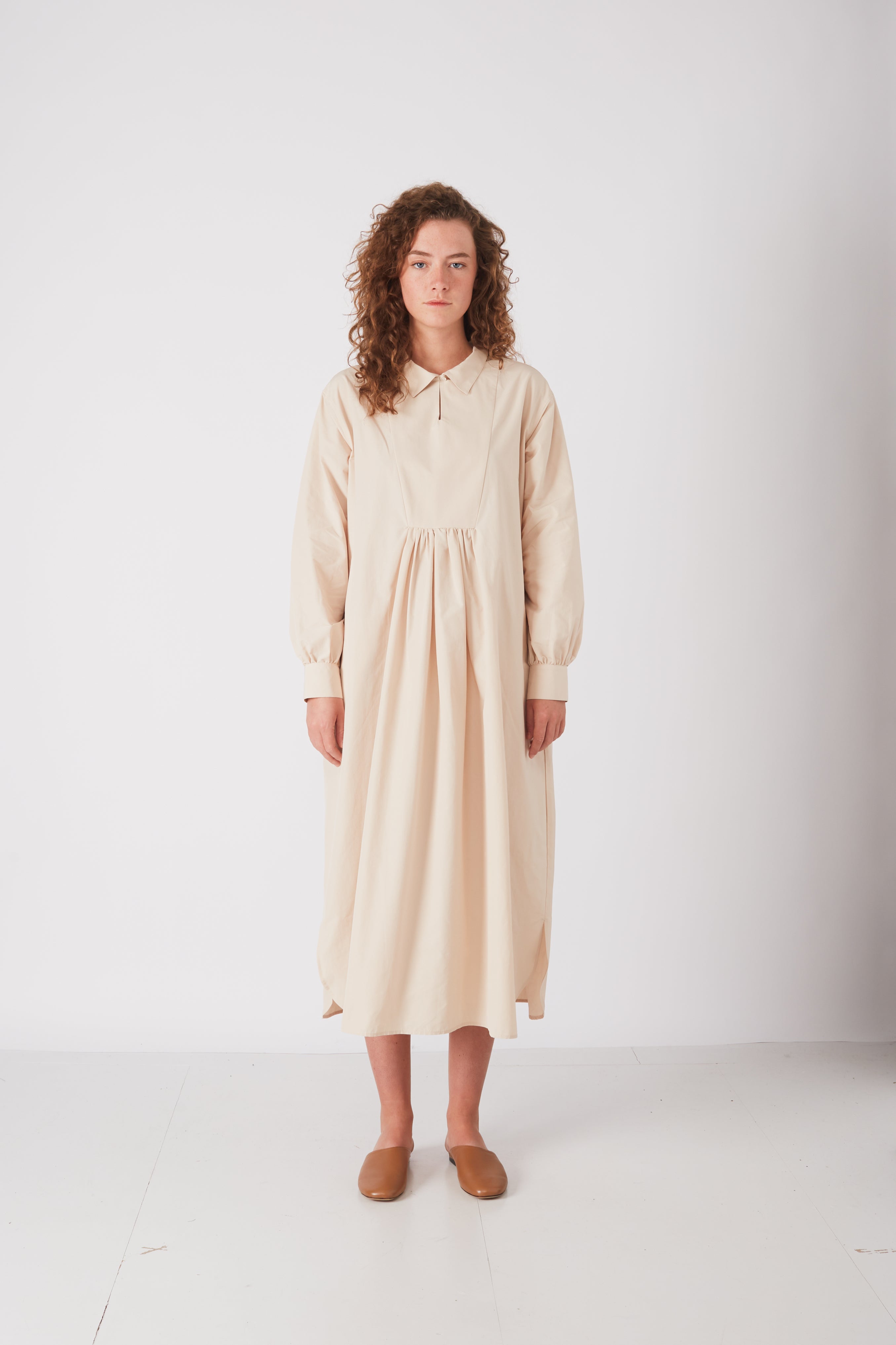 Rue de Tokyo DREW DRESS BEIGE DRESSES BEIGE