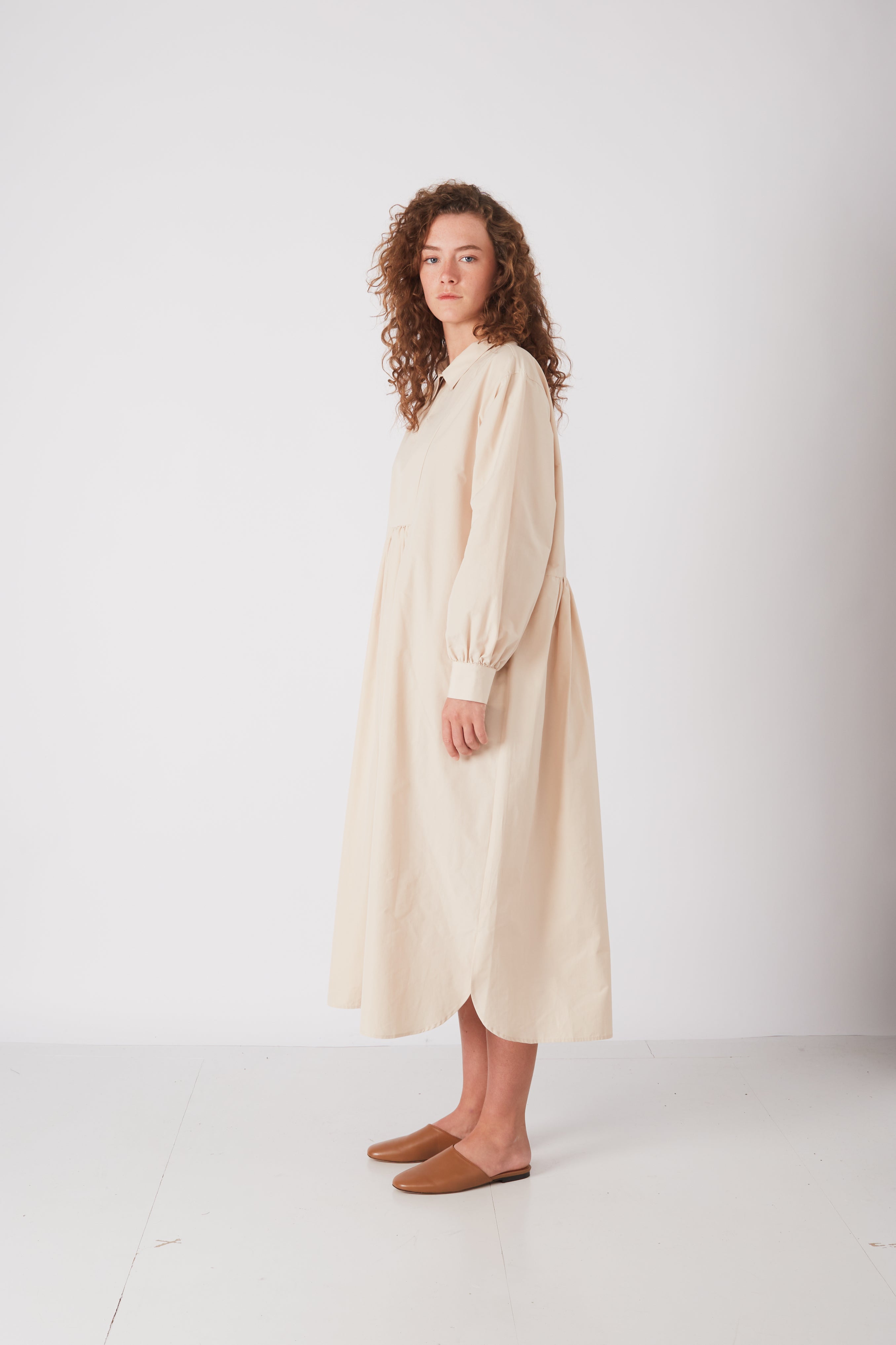 Rue de Tokyo DREW DRESS BEIGE DRESSES BEIGE
