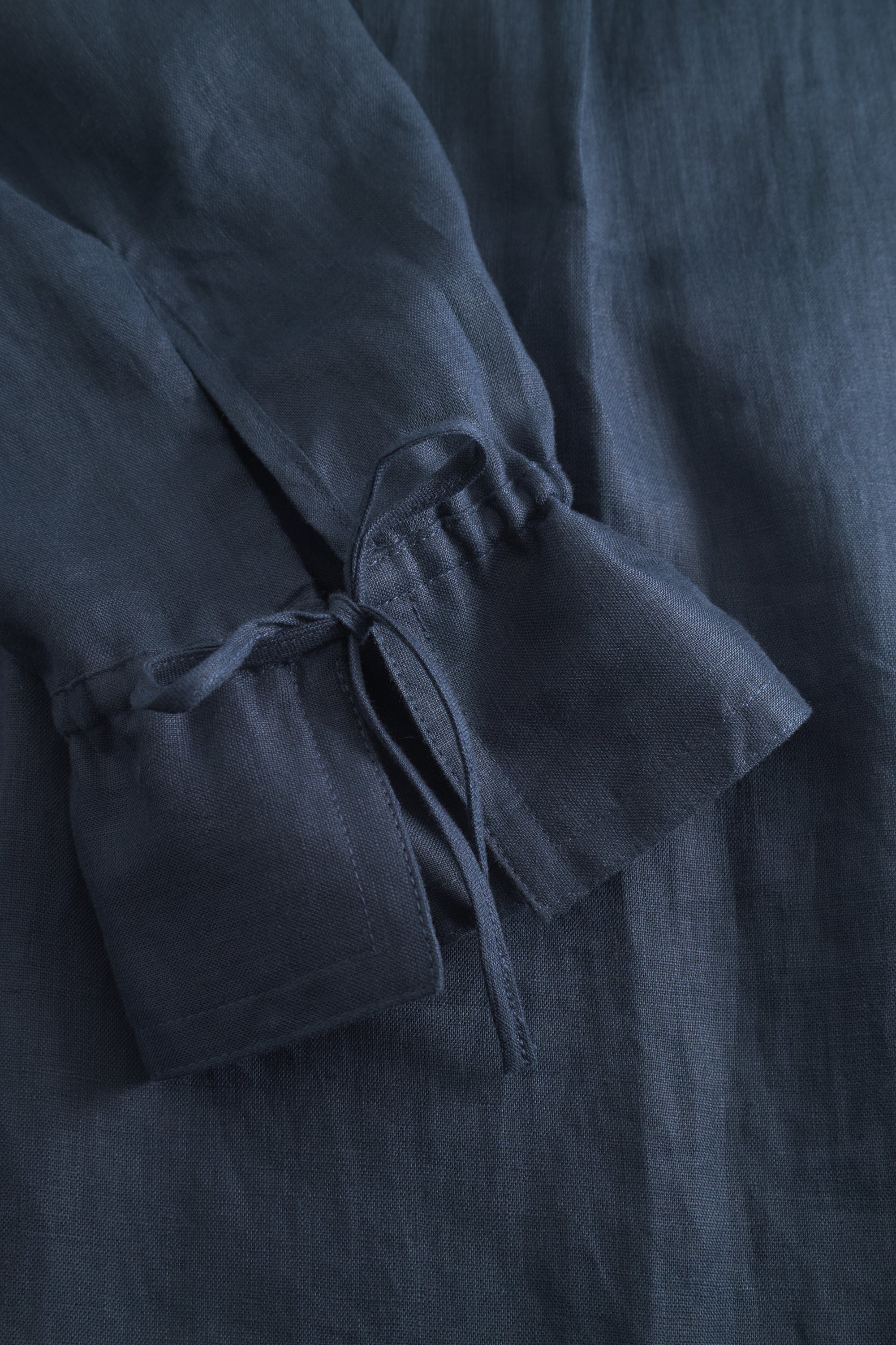 Rue de Tokyo DURI SOLID LINEN Dresses NAVY