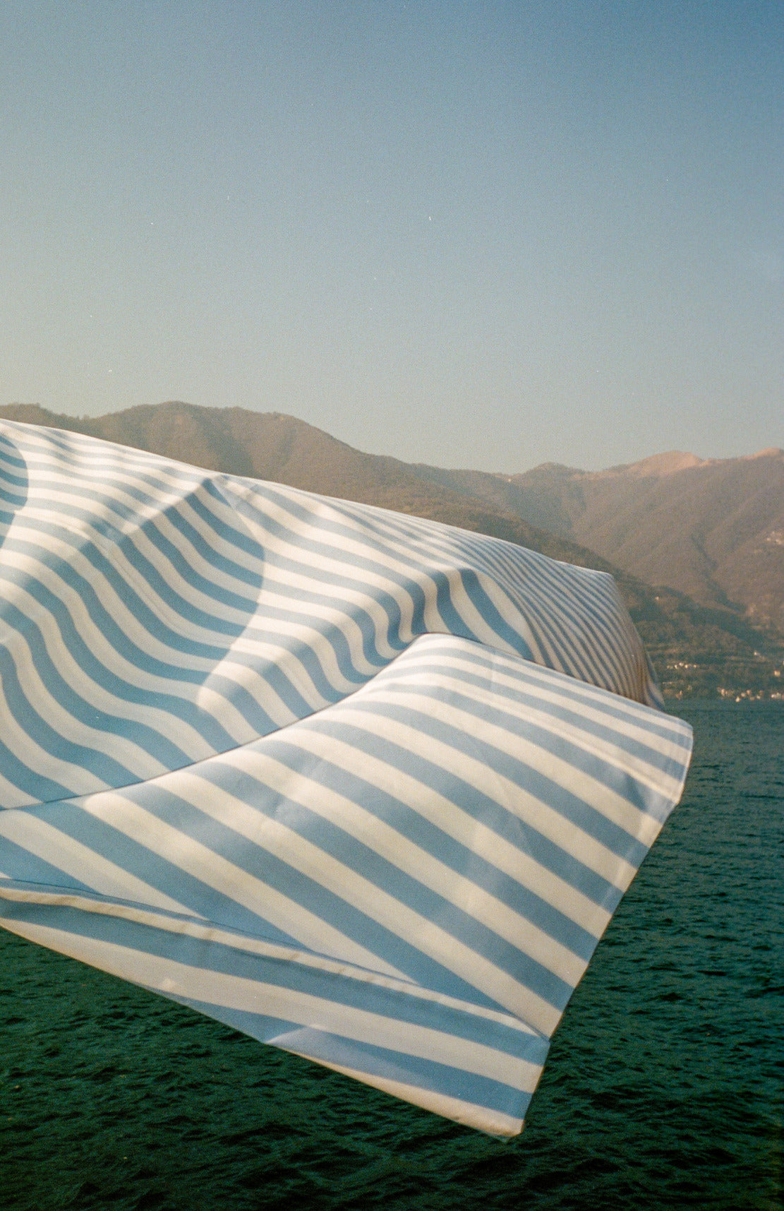 Rue de Tokyo HAGI VENICE 60S WIDE HOME LIGHT BLUE STRIPE