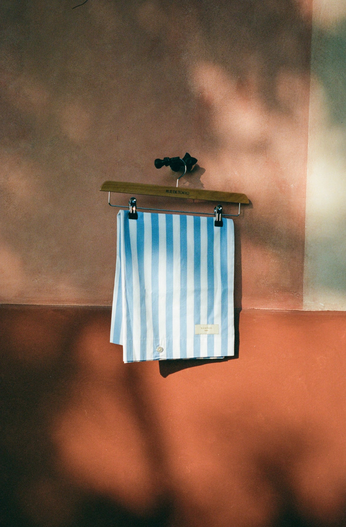 Rue de Tokyo HARPER VENICE 60S WIDE Home LIGHT BLUE STRIPE