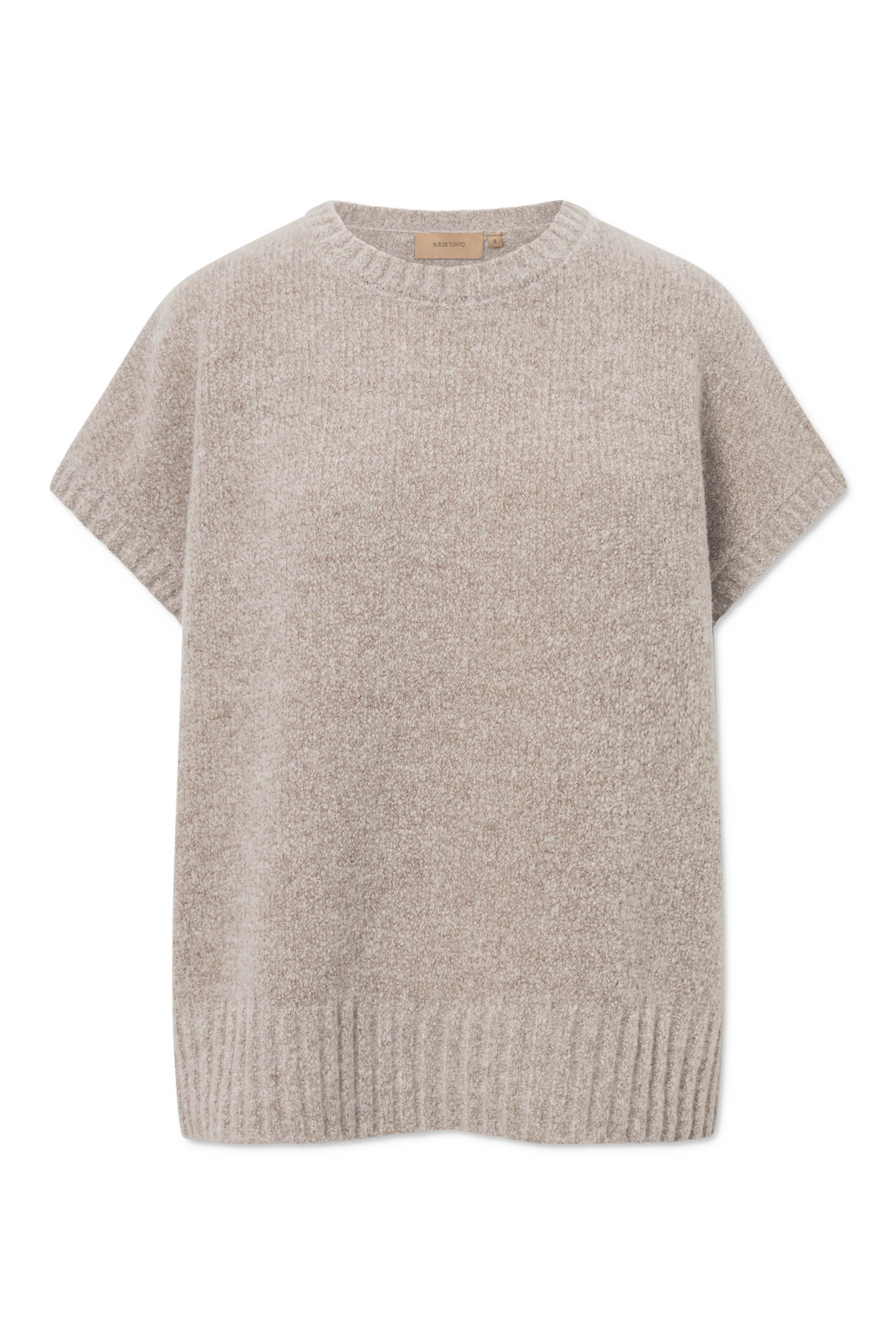 Rue de Tokyo KALINA NOVELTY KNIT Sweater LIGHT BEIGE MELANGE