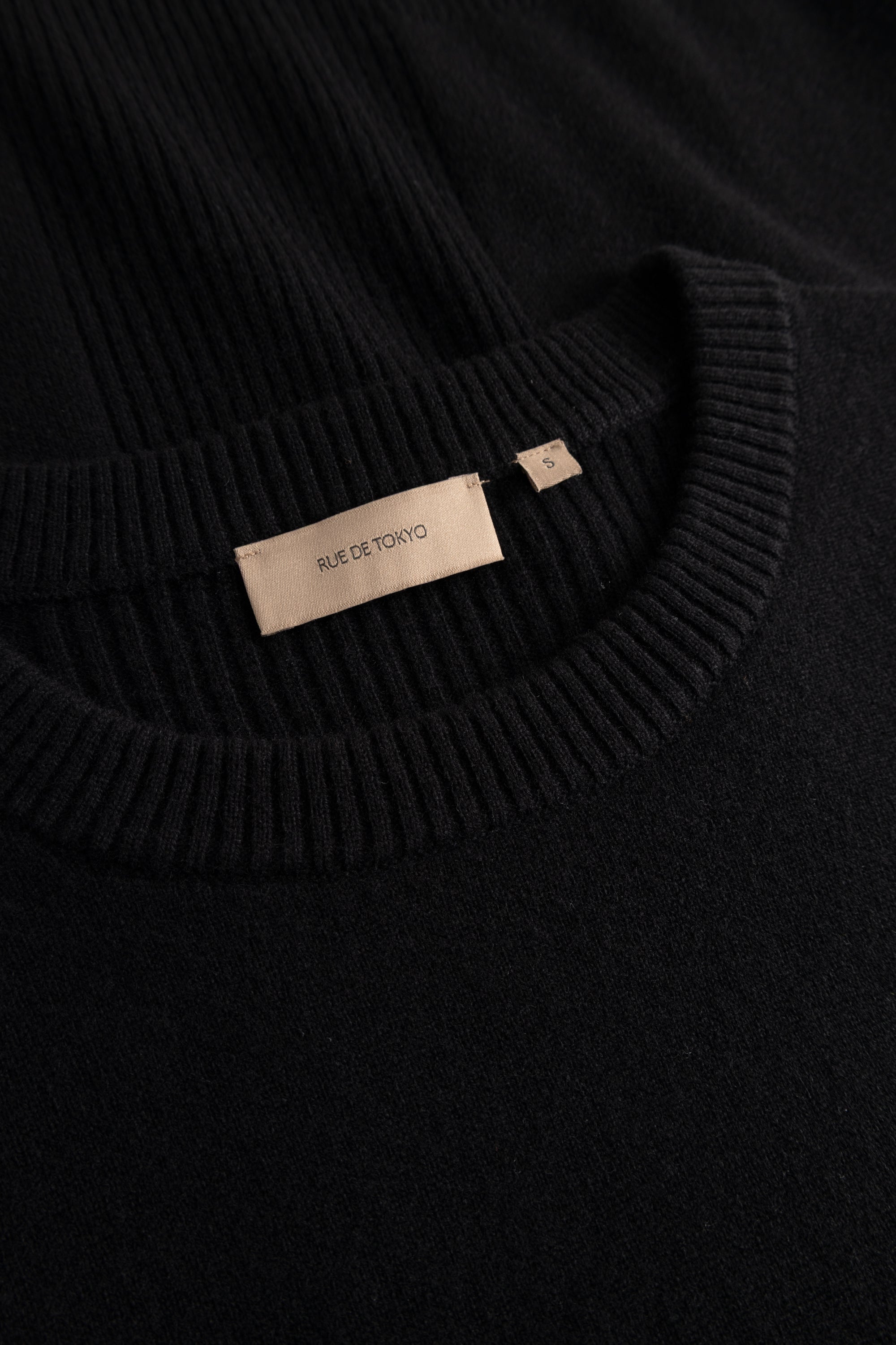 Rue de Tokyo KARA MERINO Sweater BLACK