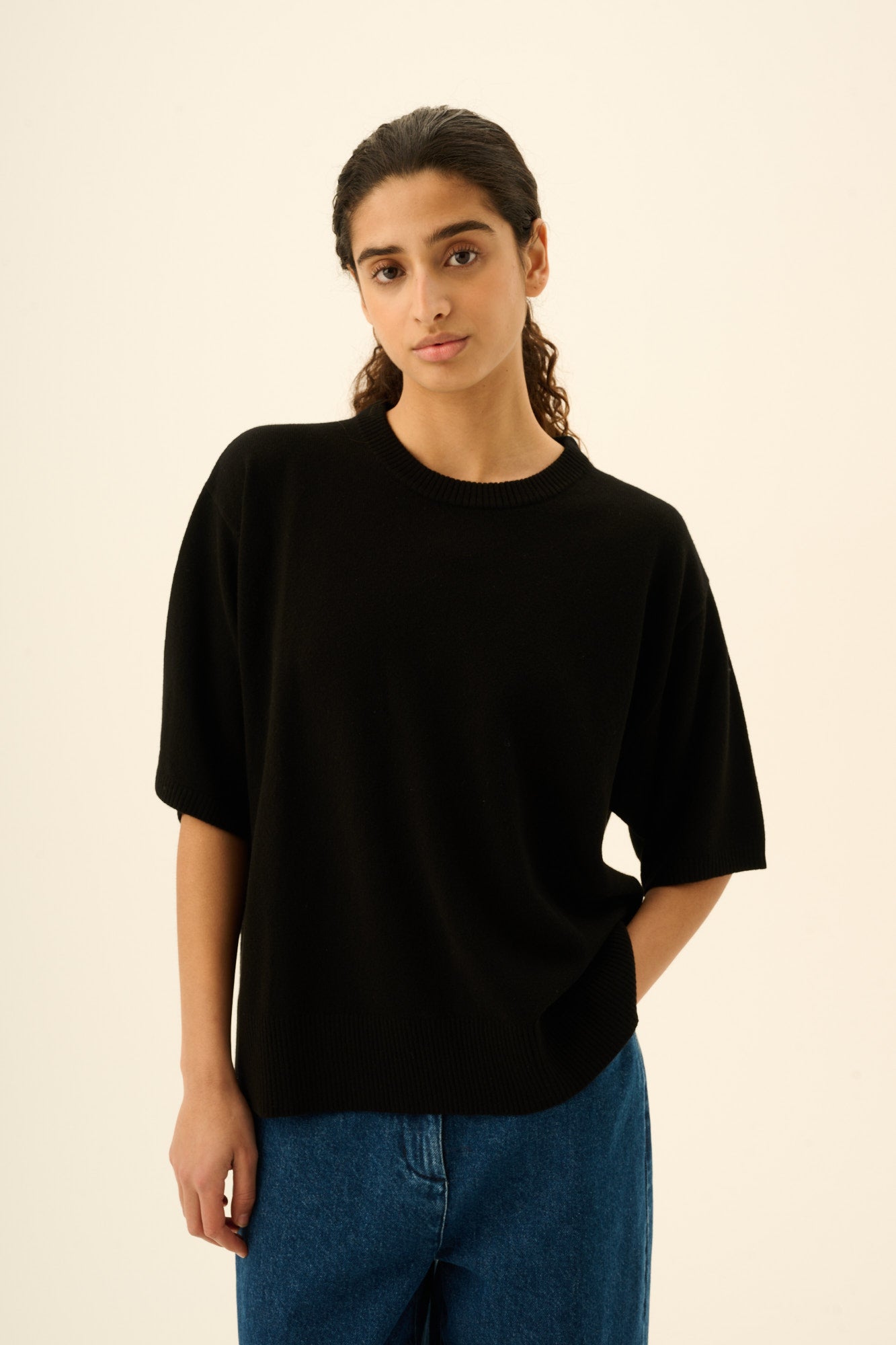 Rue de Tokyo KARA MERINO Sweater BLACK