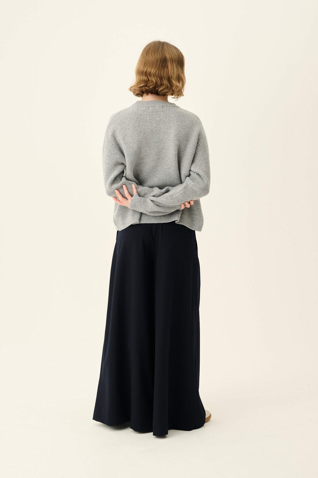 Rue de Tokyo KARLI MERINO CASHMERE BLEND Knitwear GREY MELANGE