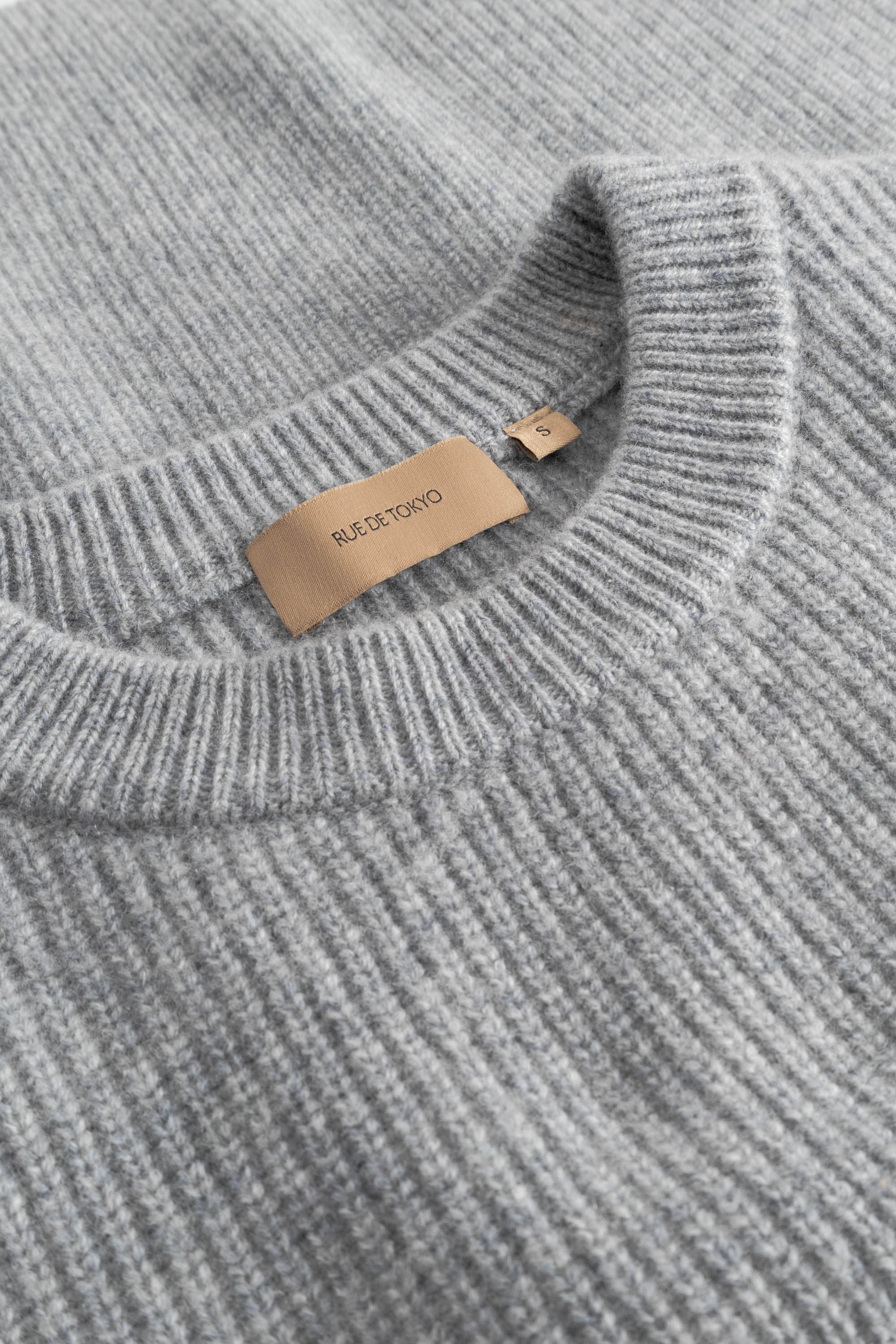 Rue de Tokyo KARLI MERINO CASHMERE BLEND Knitwear GREY MELANGE