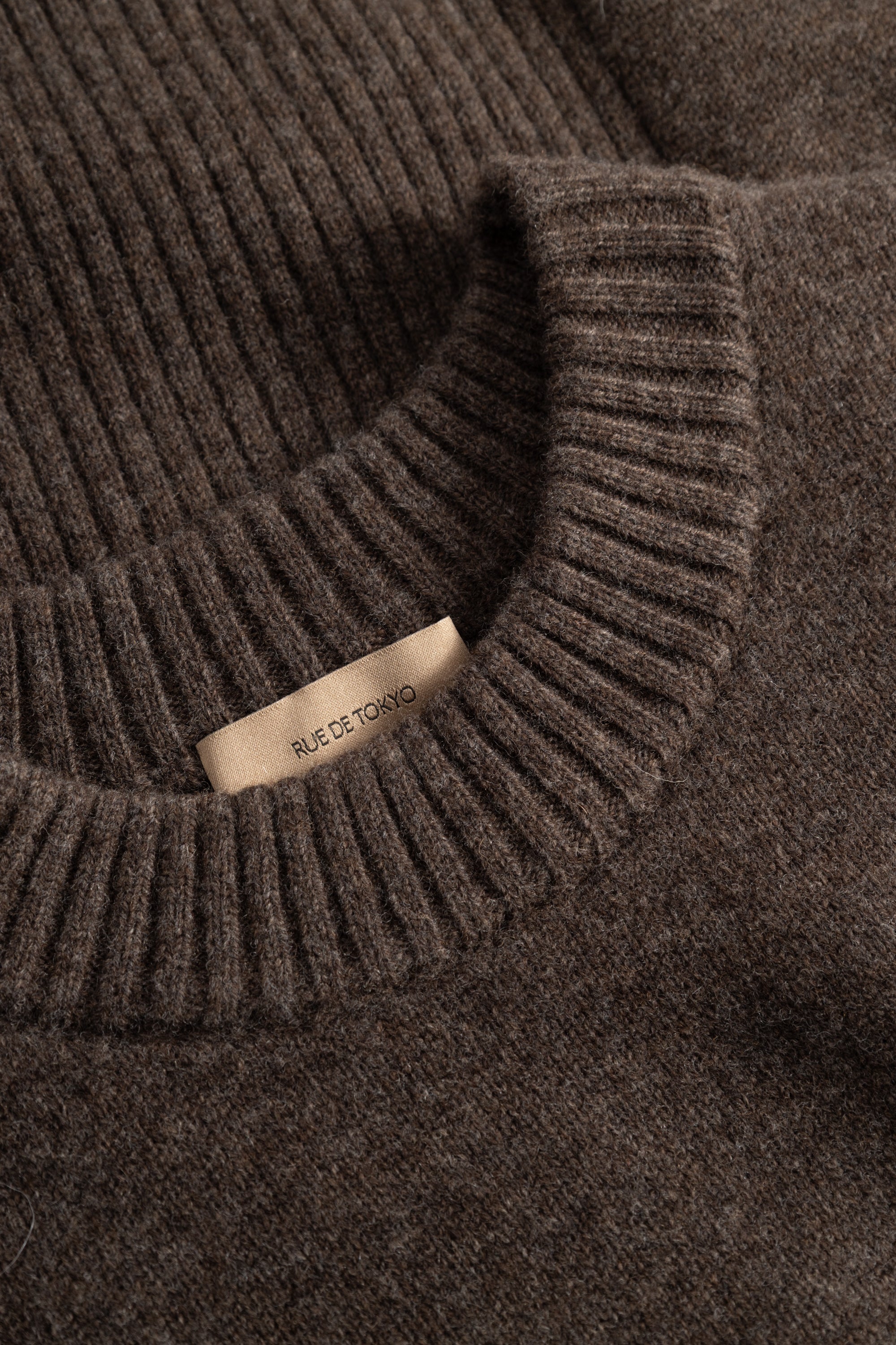 Rue de Tokyo KARLOS MERINO Sweater Brown Melange