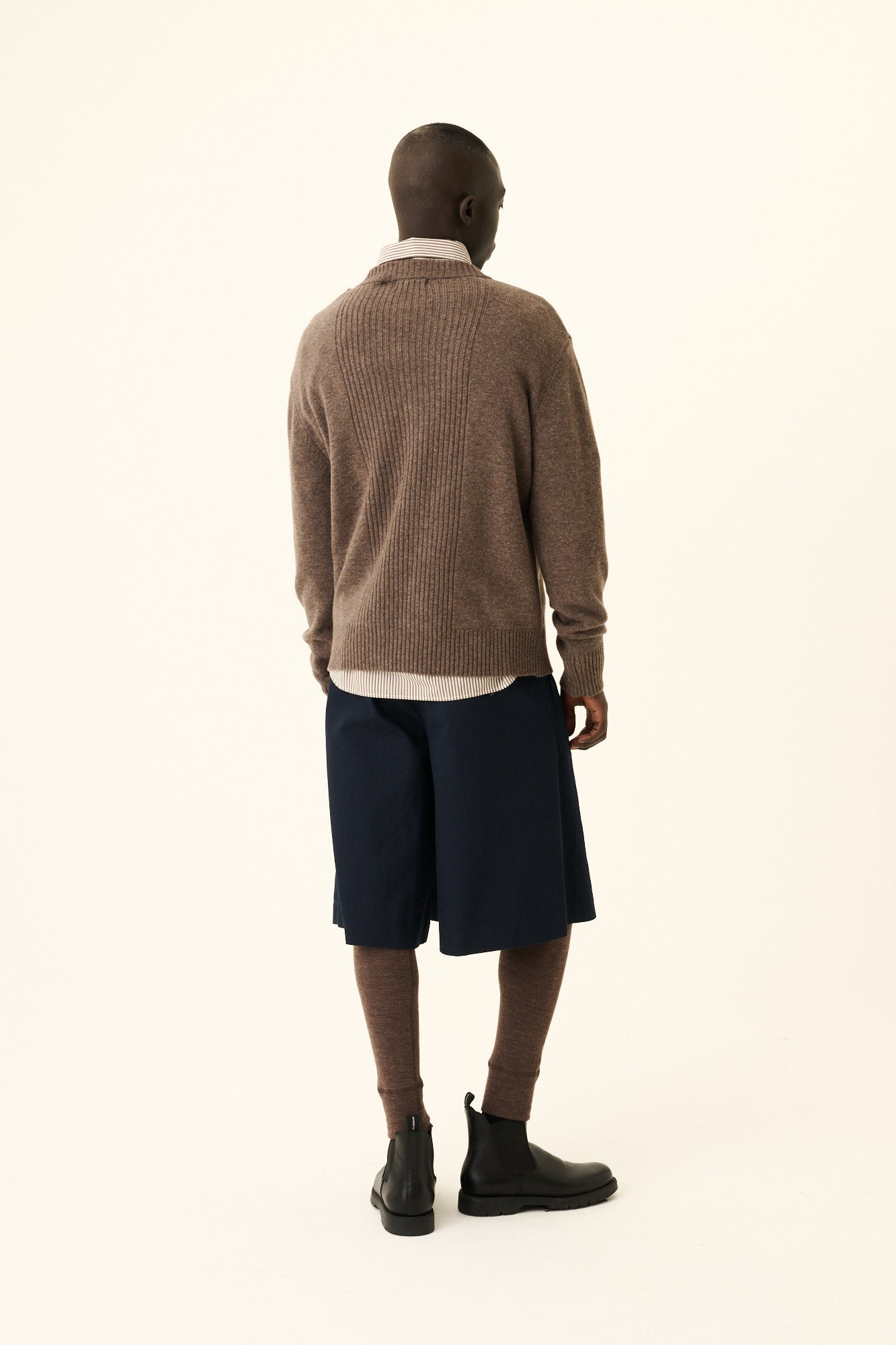 Rue de Tokyo KARLOS MERINO CASHMERE BLEND Sweater BROWN