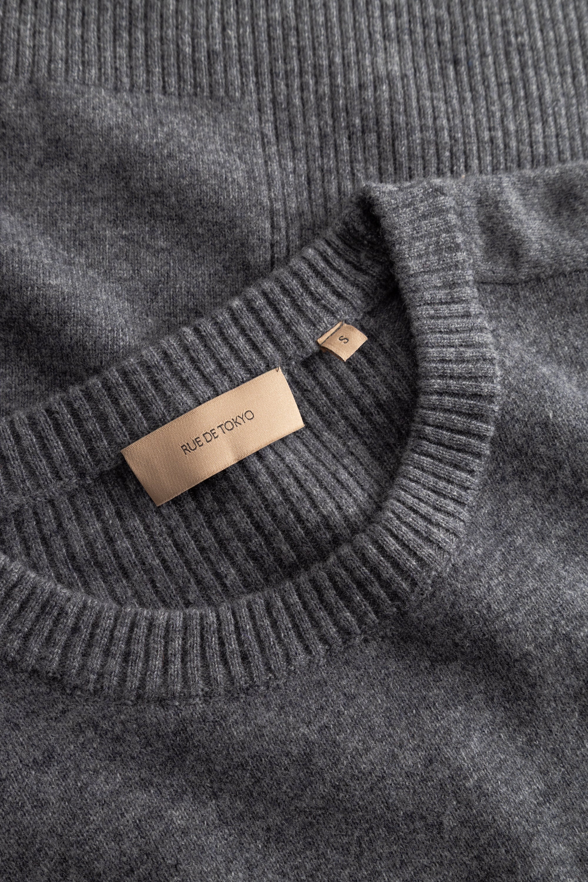 Rue de Tokyo KARRIE MERINO Blouses GREY MELANGE