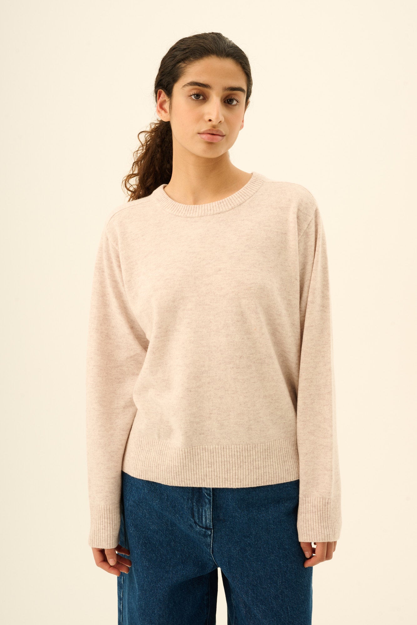 Rue de Tokyo KARRIE MERINO Sweater BEIGE MELANGE
