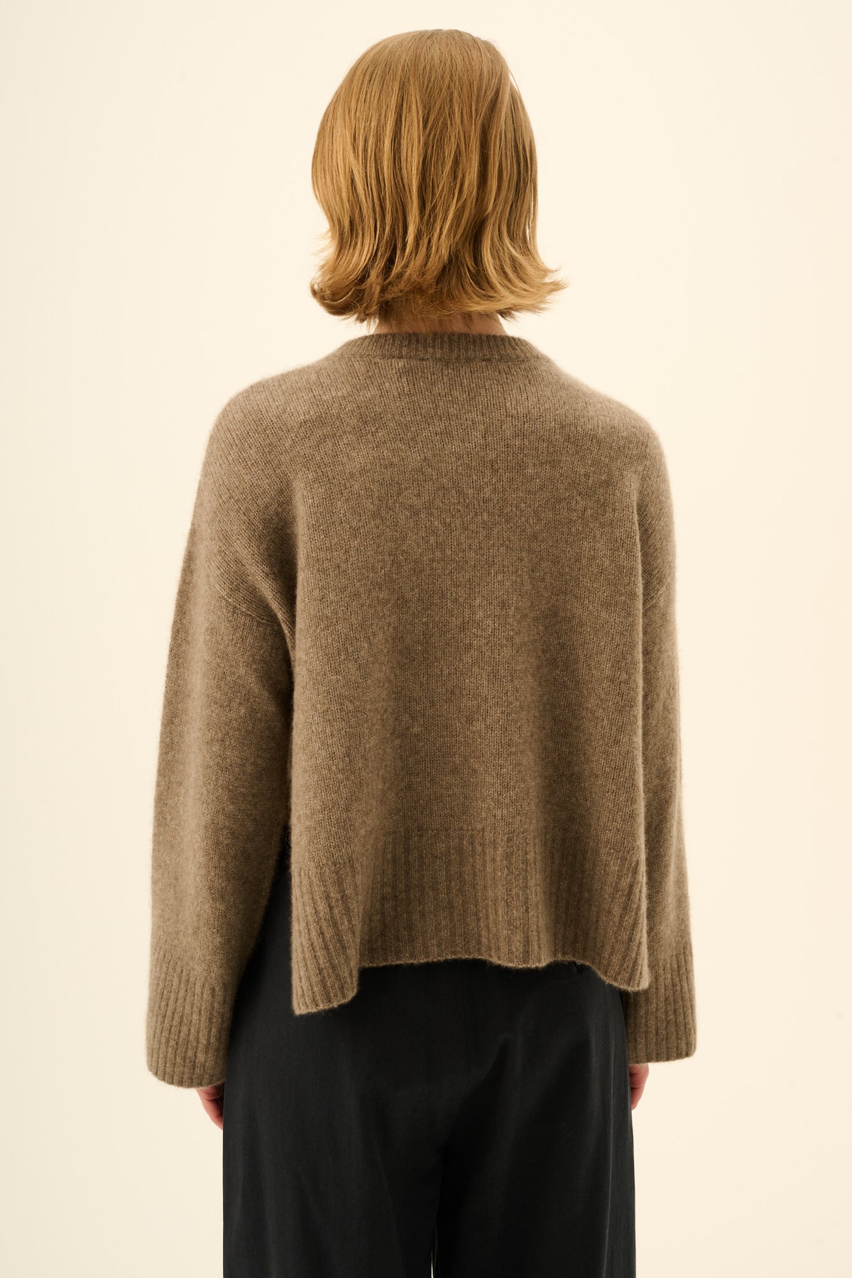 Rue de Tokyo KATH CASHMERE SIILK Sweater HAZELNUT