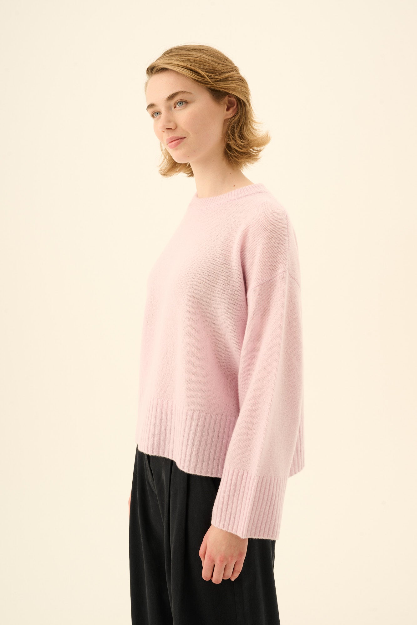 Rue de Tokyo KATH CASHMERE SIILK Sweater SOFT LAVENDER