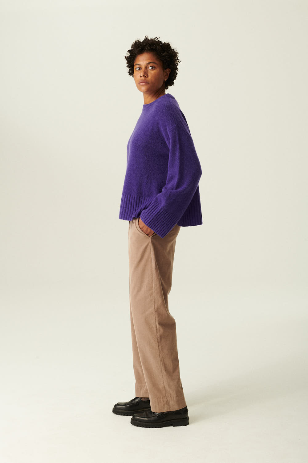 Rue de Tokyo KATH CASHMERE SILK SWEATER AURA