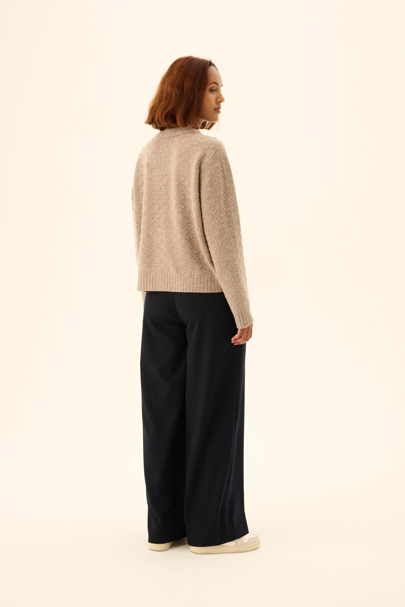Rue de Tokyo KIAN MERINO Sweater TAUPE MELANGE