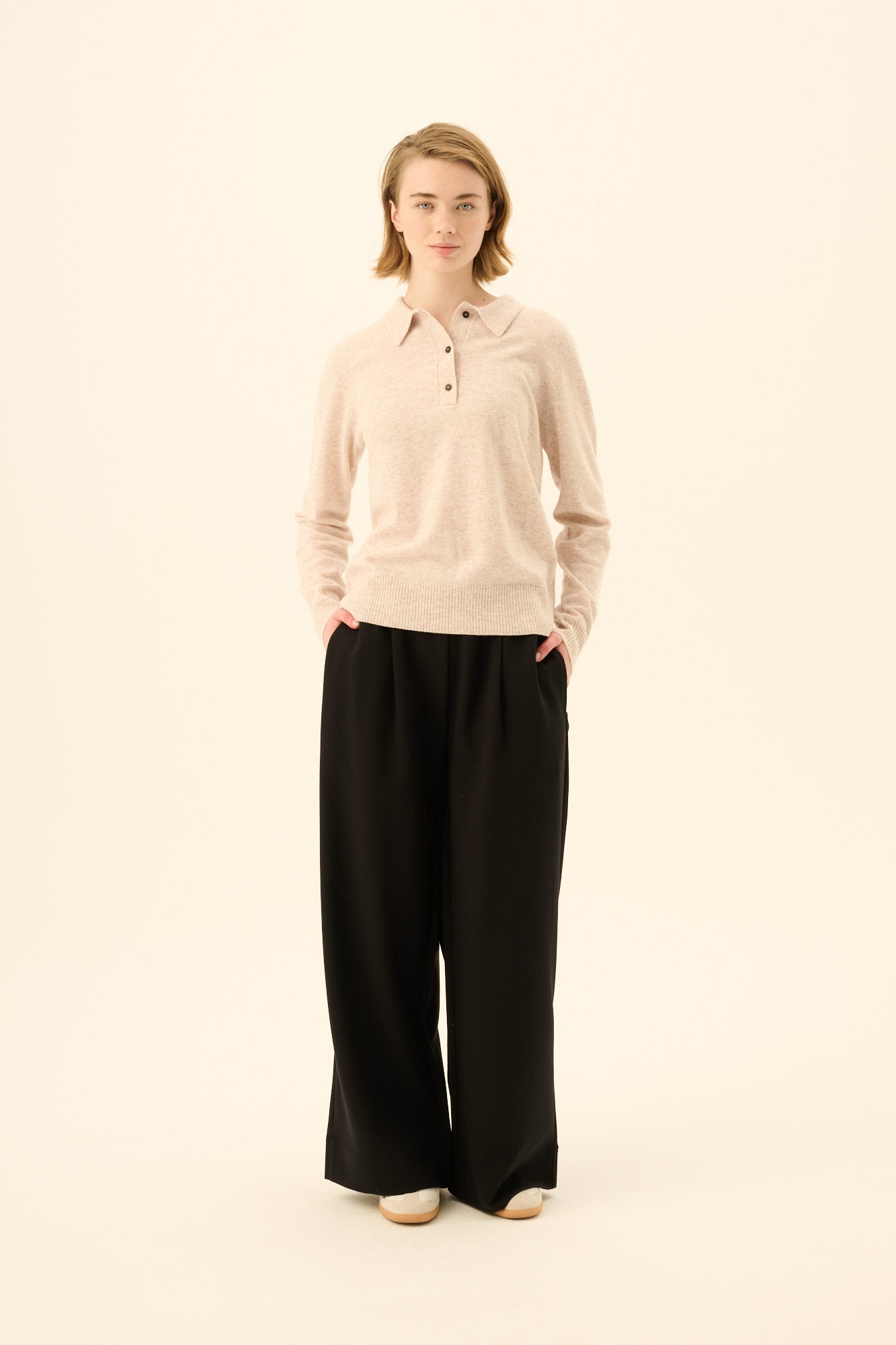 Rue de Tokyo KURA MERINO Sweater BEIGE MELANGE