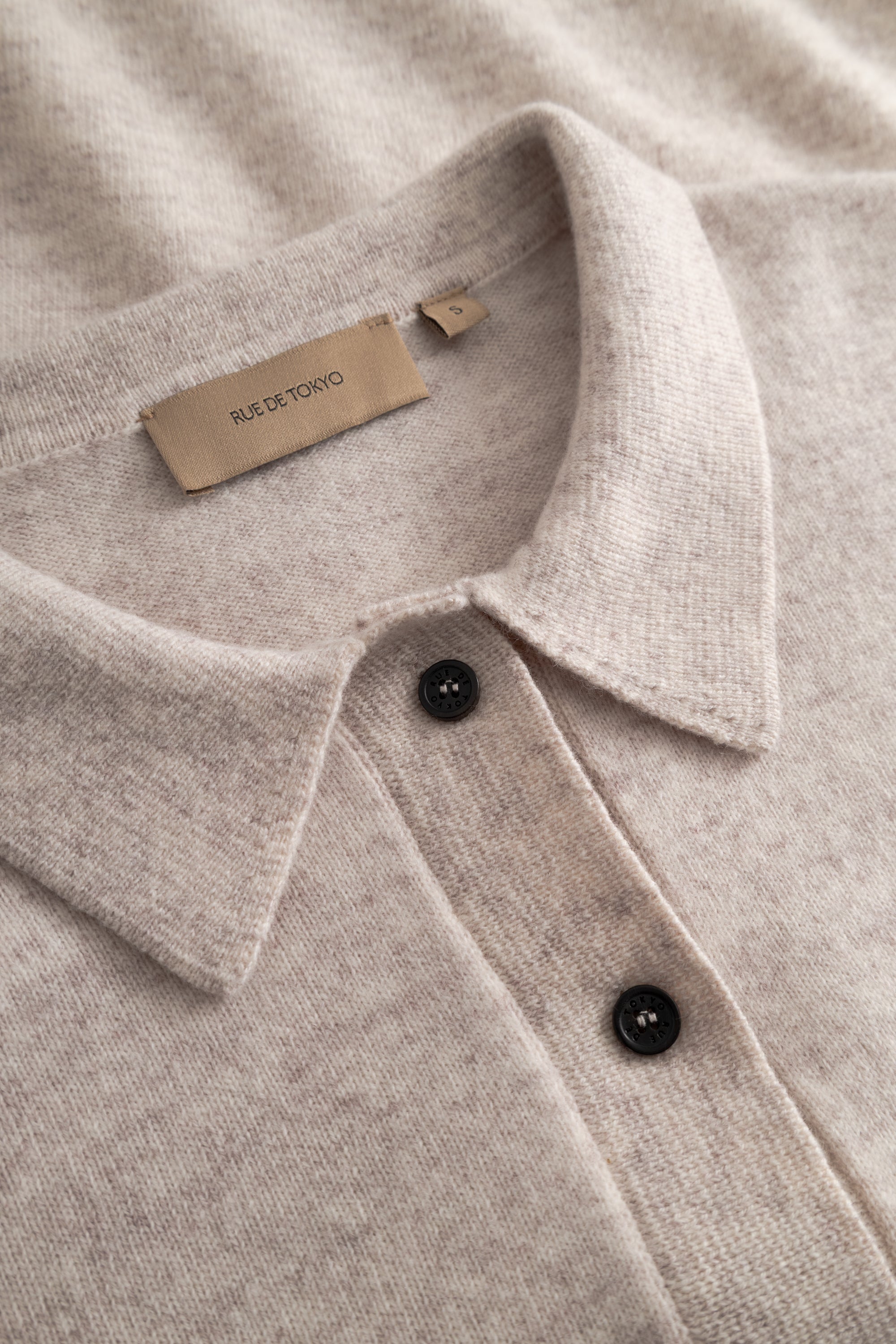 Rue de Tokyo KURA MERINO Sweater BEIGE MELANGE