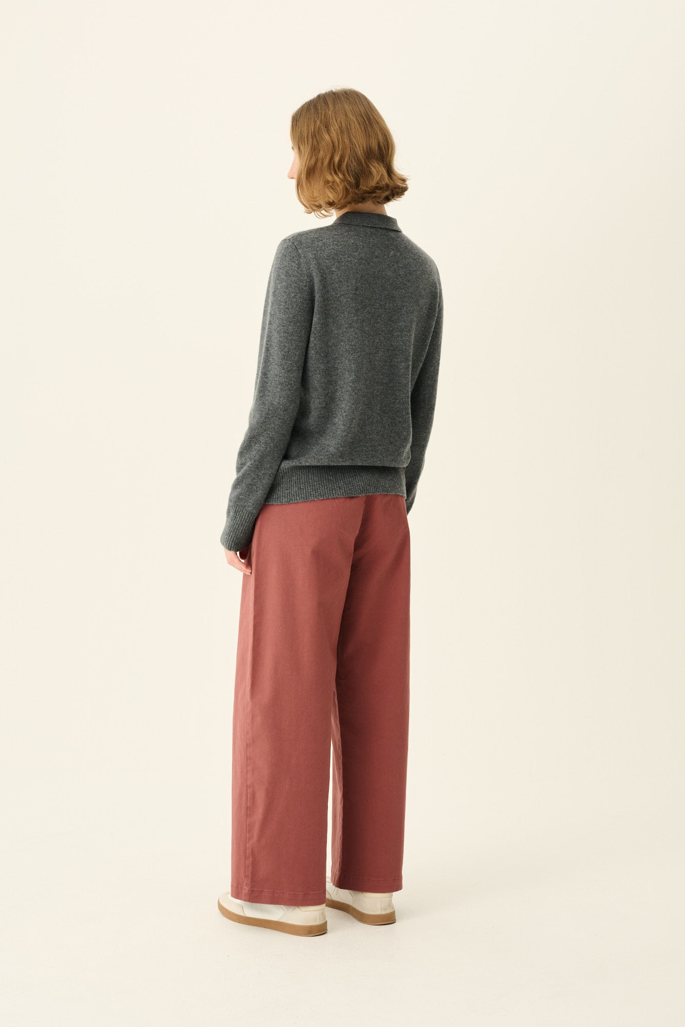 Rue de Tokyo KURA ORGANIC MERINO WOOL Blouses GREY