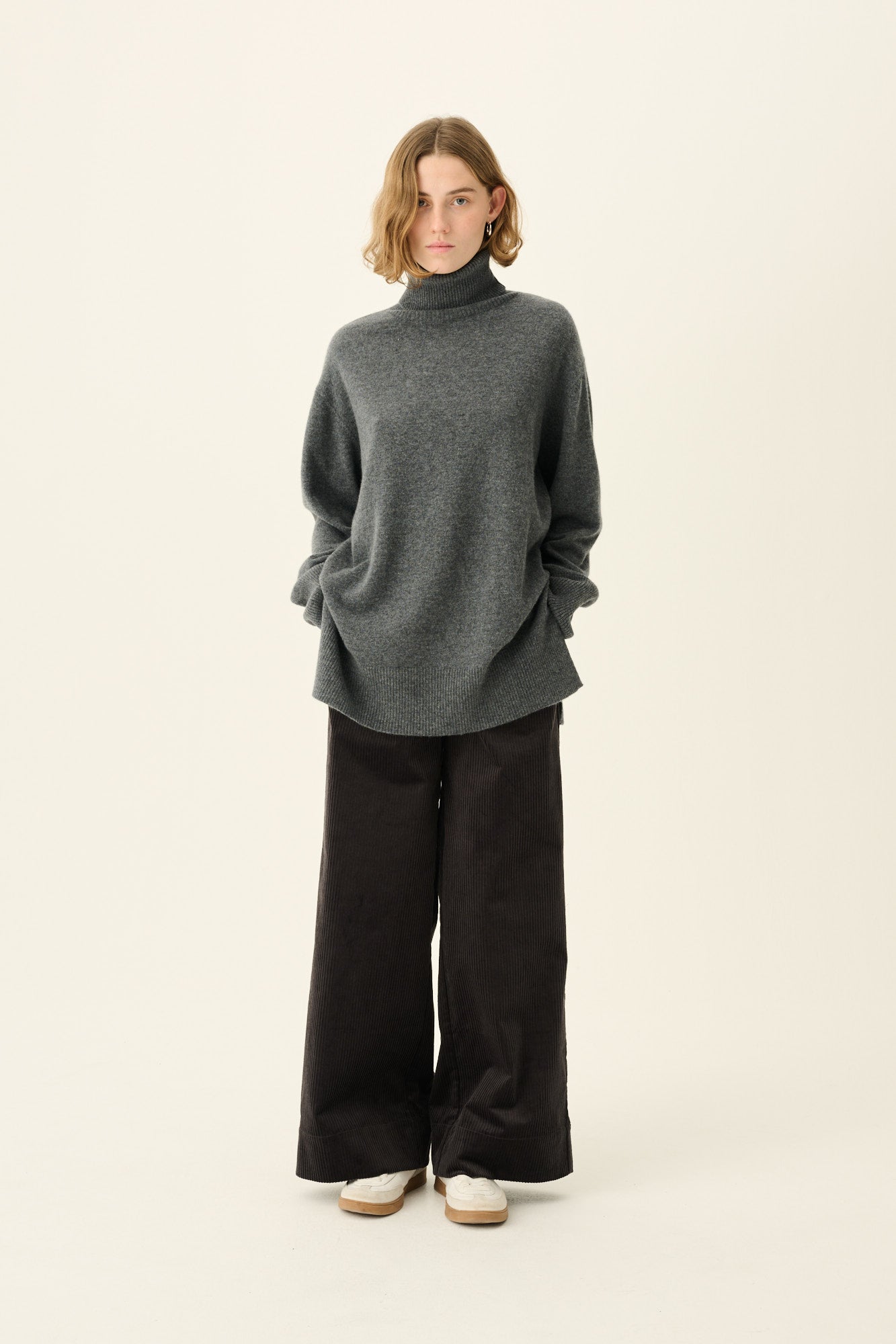 Rue de Tokyo KYLE ORGANIC MERINO WOOL Sweater GREY