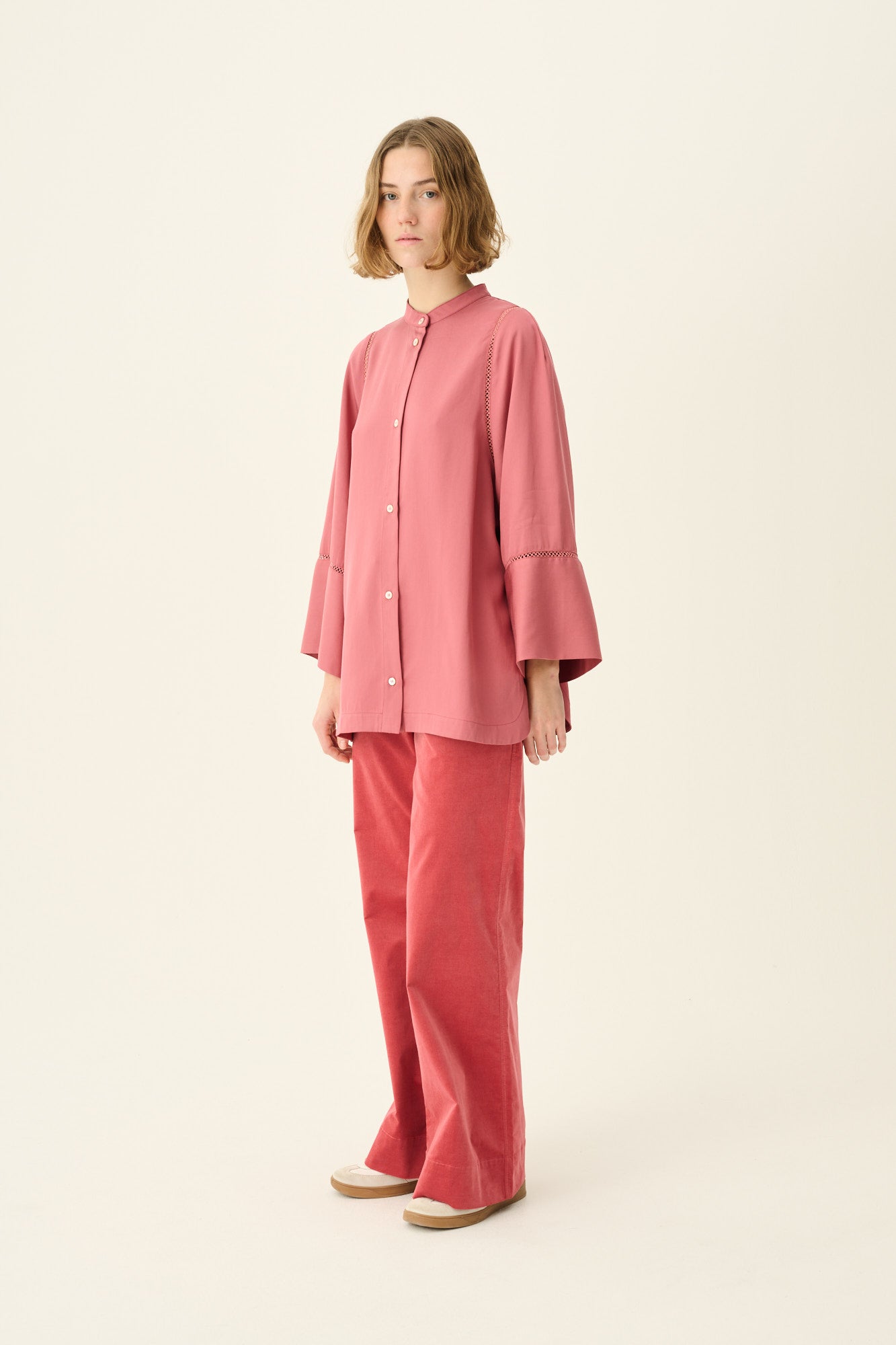 Rue de Tokyo PAGI ORGANIC BABY CORDUROY Pants RASBERRY ROSE