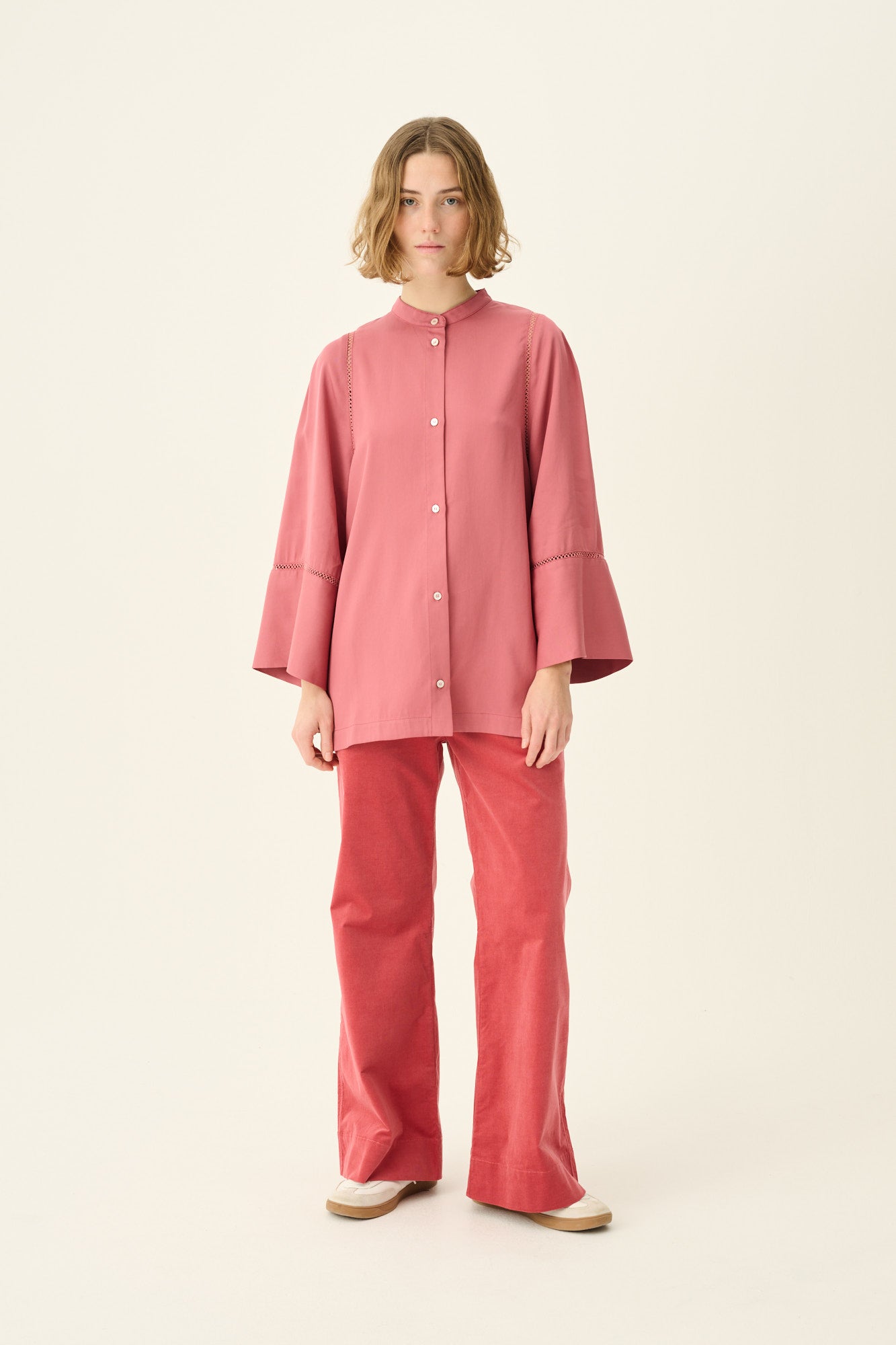 Rue de Tokyo PAGI ORGANIC BABY CORDUROY Pants RASBERRY ROSE