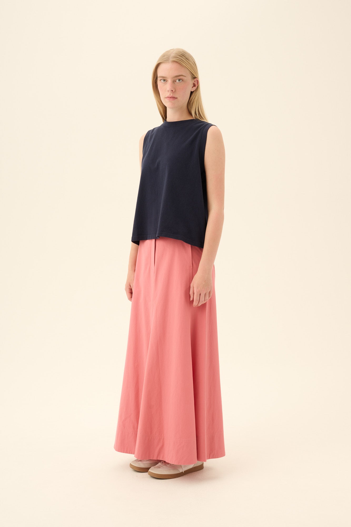 Rue de Tokyo PALILA MODAL POPLIN Skirts RASPBERRY RED