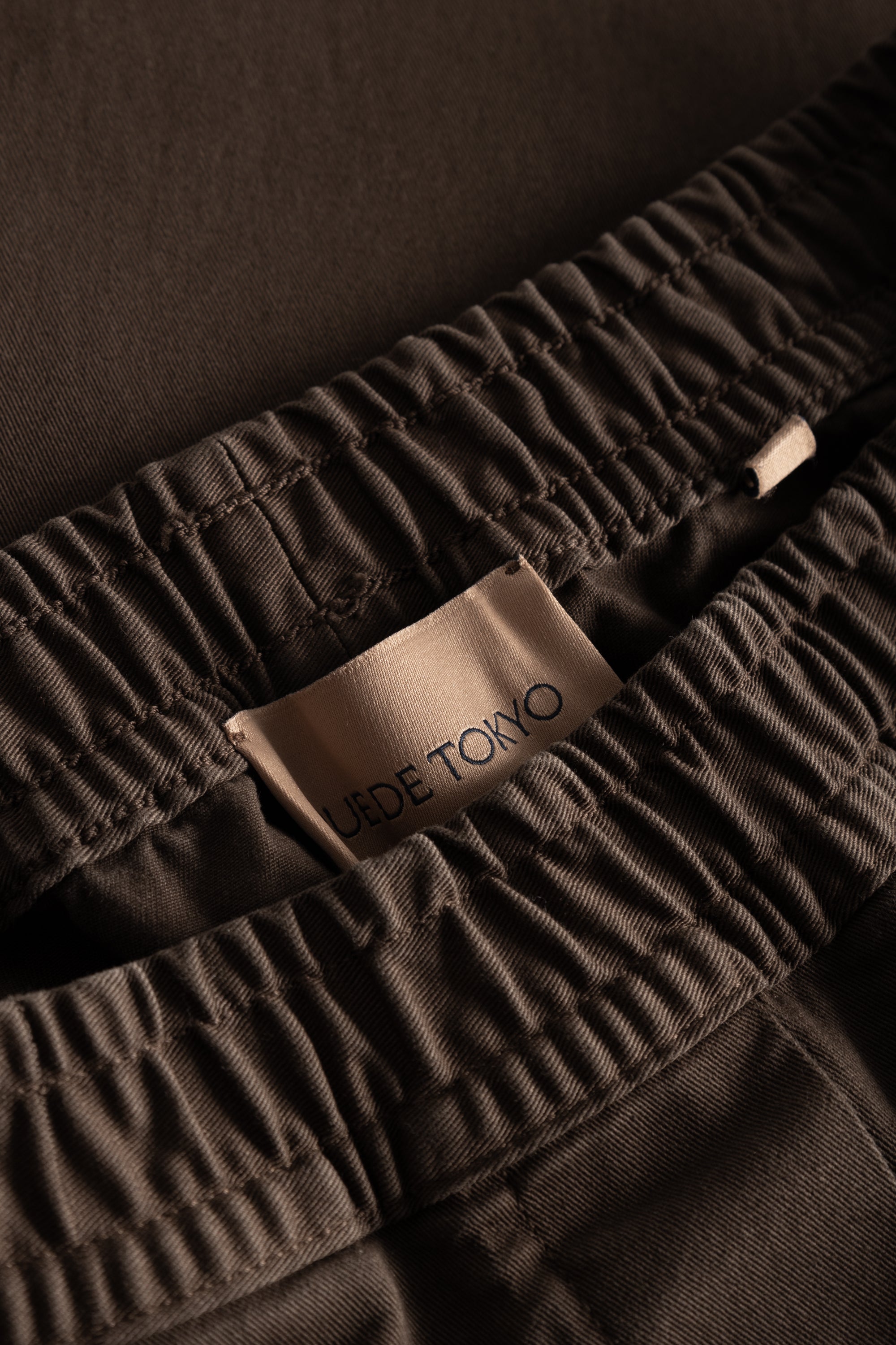 Rue de Tokyo PALLA GARMENT DYED TWILL PANTS SCORCHED BROWN