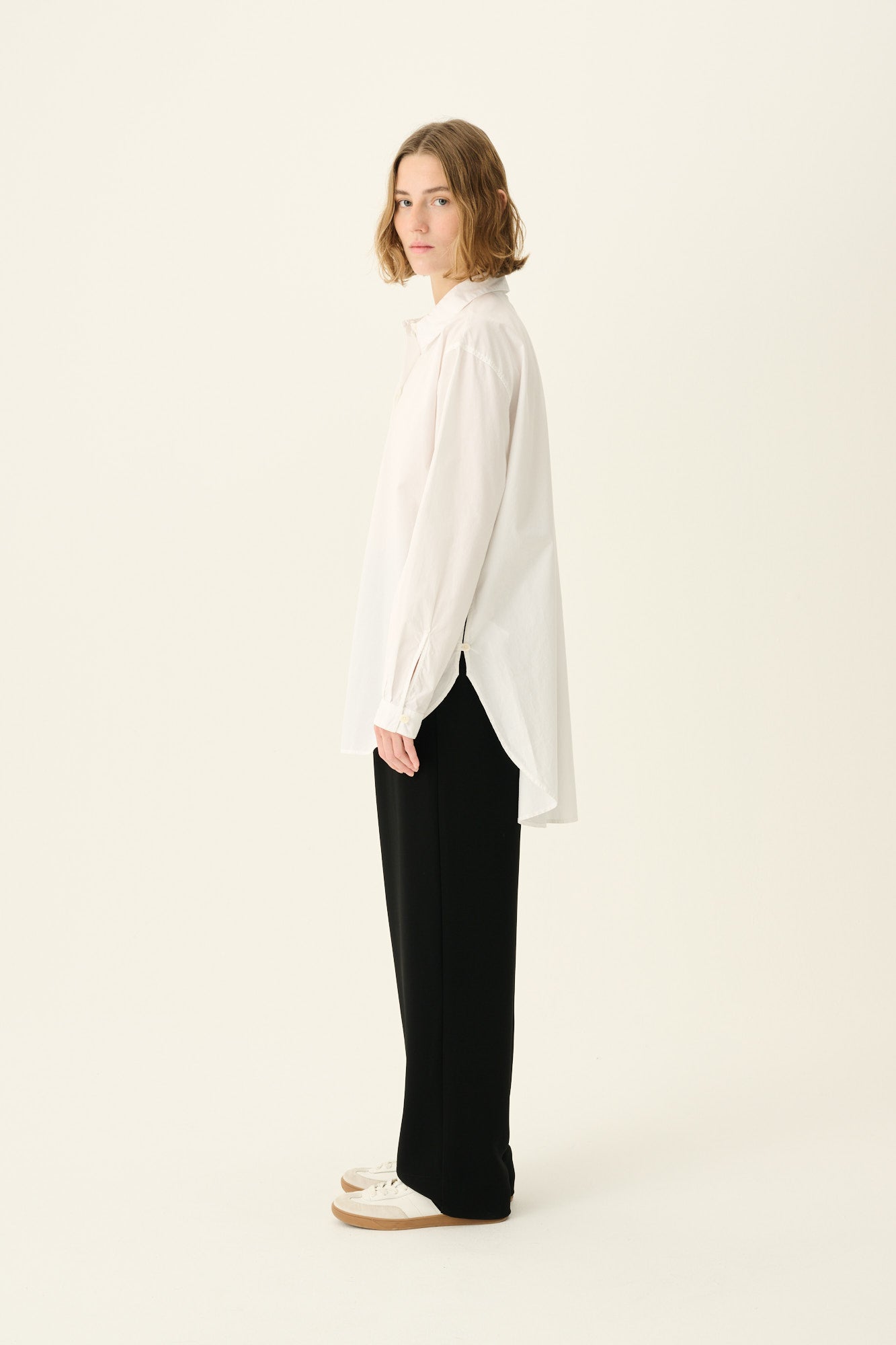 Rue de Tokyo PALLA RECYCLED HEAVY CREPE Pants BLACK