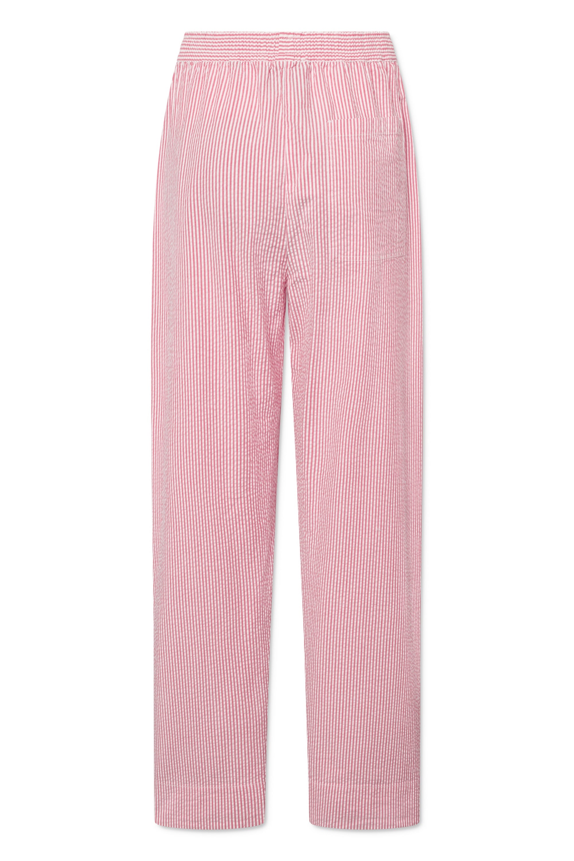 Rue de Tokyo PALLA HEAVY SEERSUCKER STRIPE Pants FADED RED STRIPE