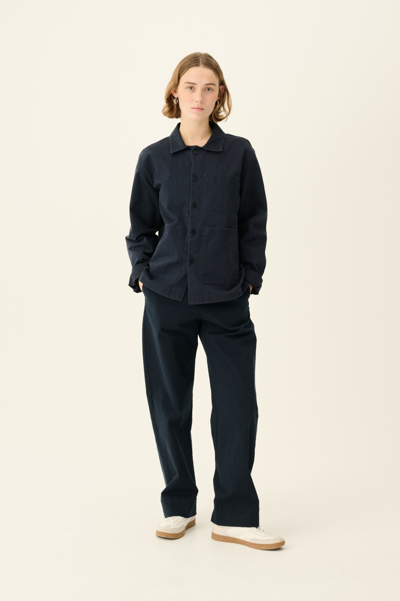 Rue de Tokyo PALLA PRE DYED TWILL Pants DARK NAVY