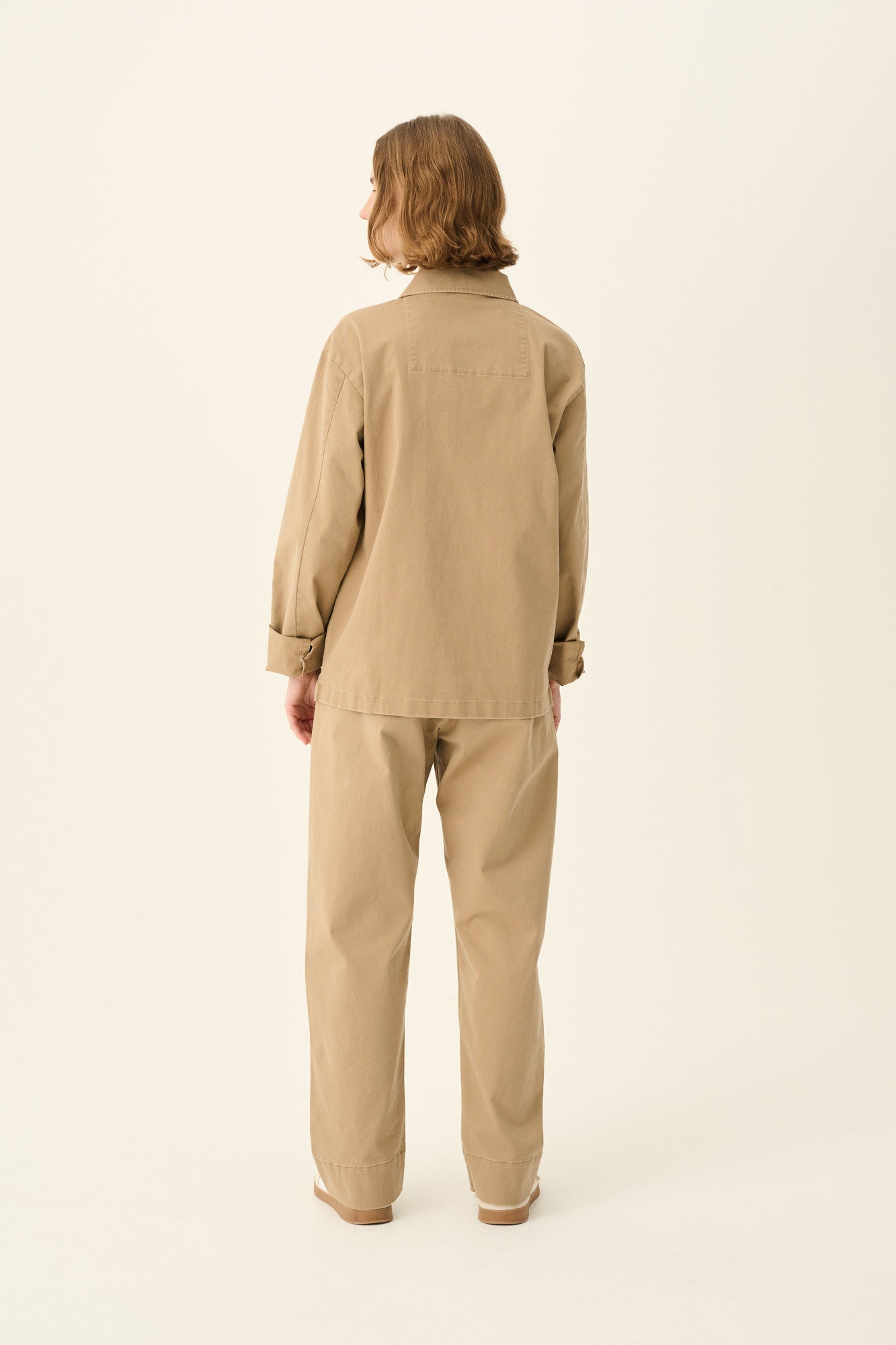 Rue de Tokyo PALLA PRE DYED TWILL Pants LIGHT BROWN