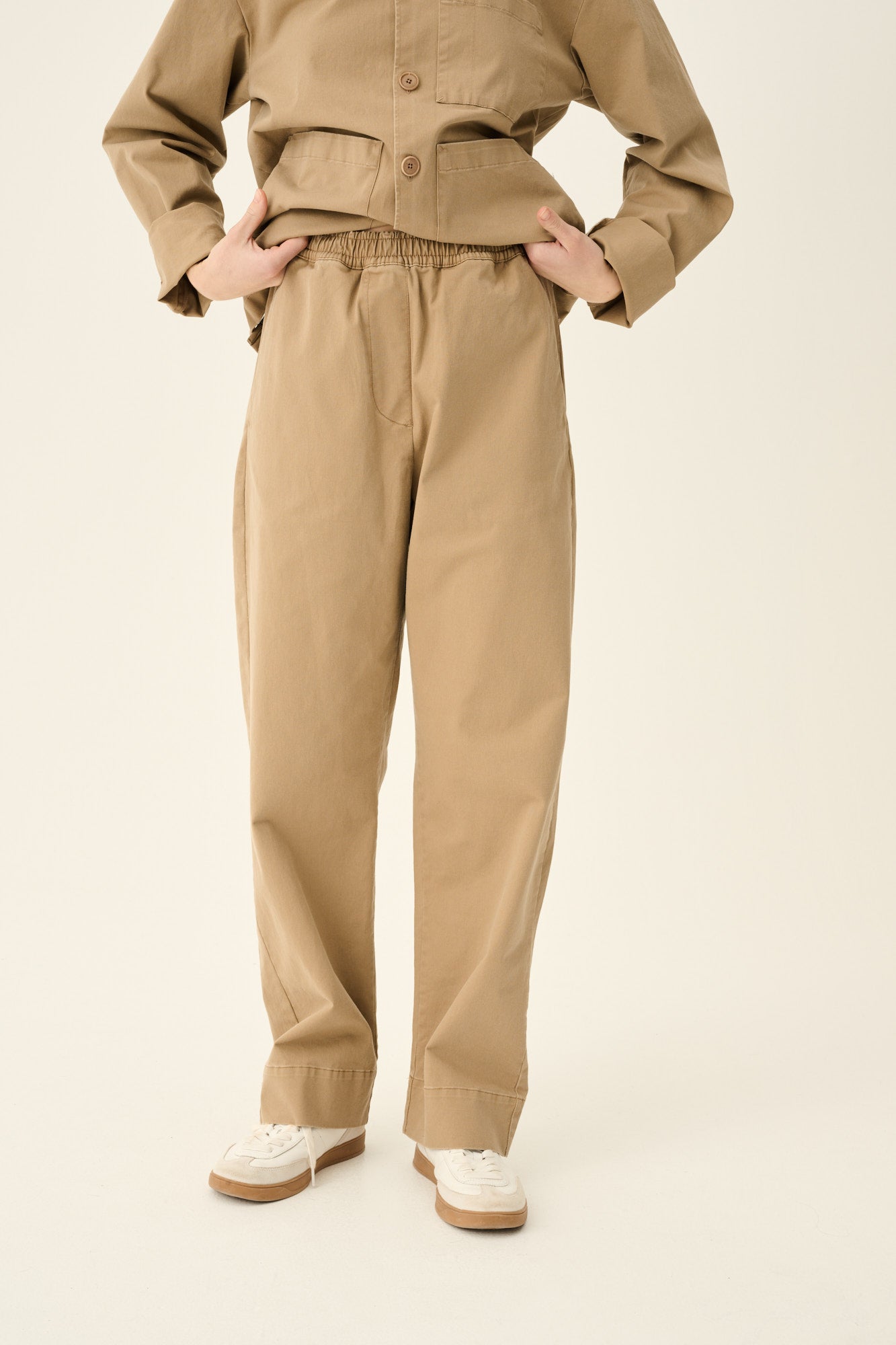 Rue de Tokyo PALLA PRE DYED TWILL Pants LIGHT BROWN