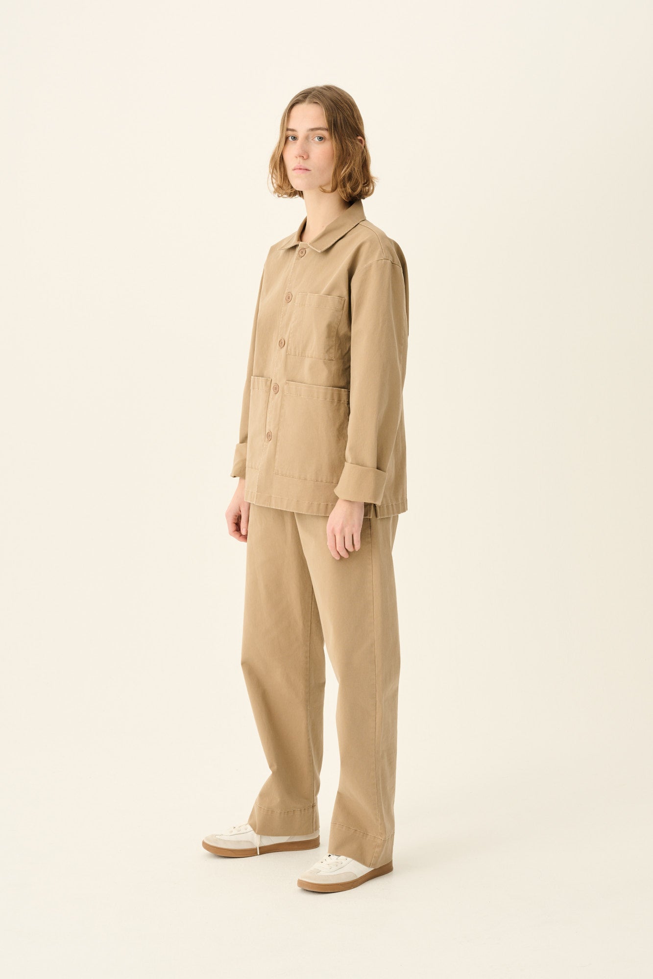 Rue de Tokyo PALLA PRE DYED TWILL Pants LIGHT BROWN