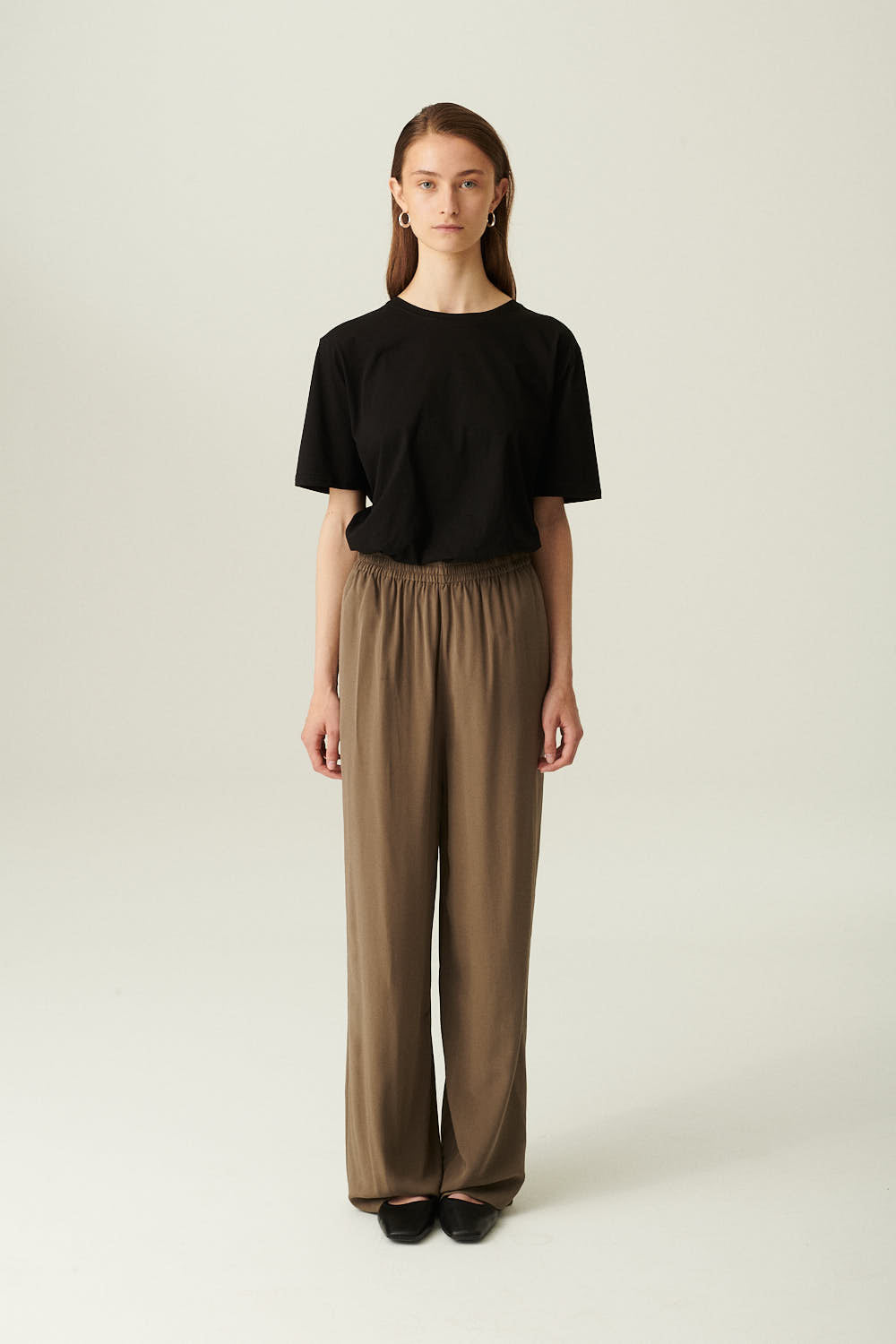 Rue de Tokyo PALMA PANTS SILK WALNUT PANTS WALNUT