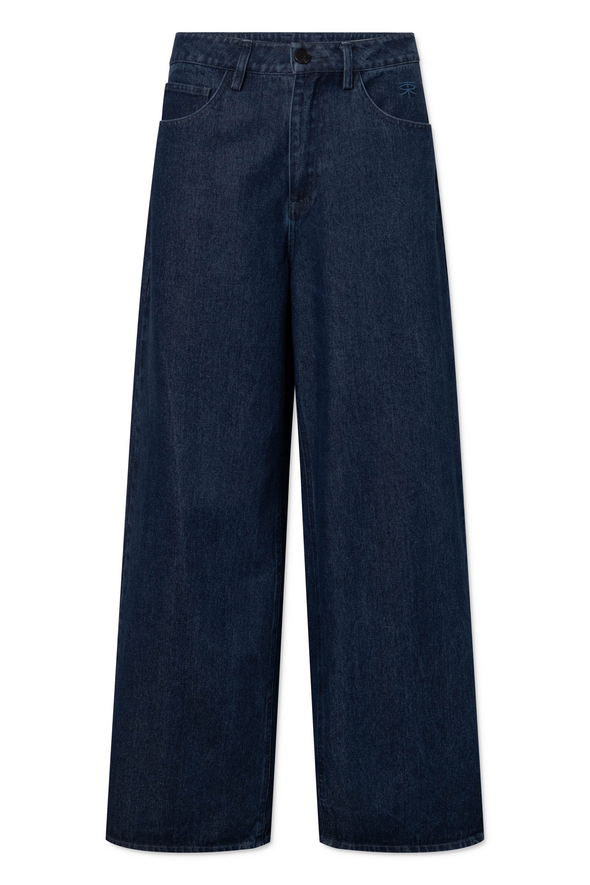 Rue de Tokyo PAMINA ORGANIC HEAVY DENIM Pants Dark Denim