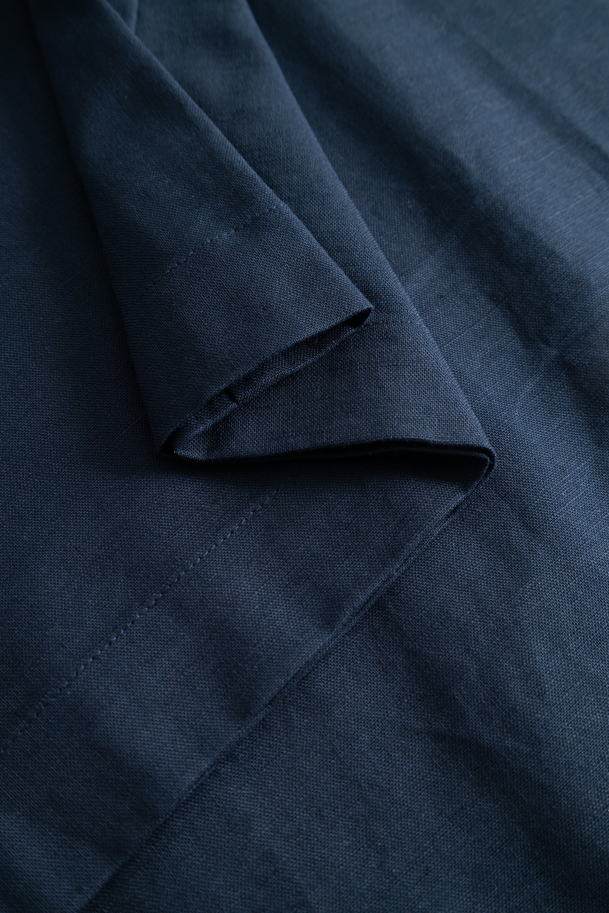 Rue de Tokyo PANDORA LIGHT LINEN SOLID Pants INK BLUE