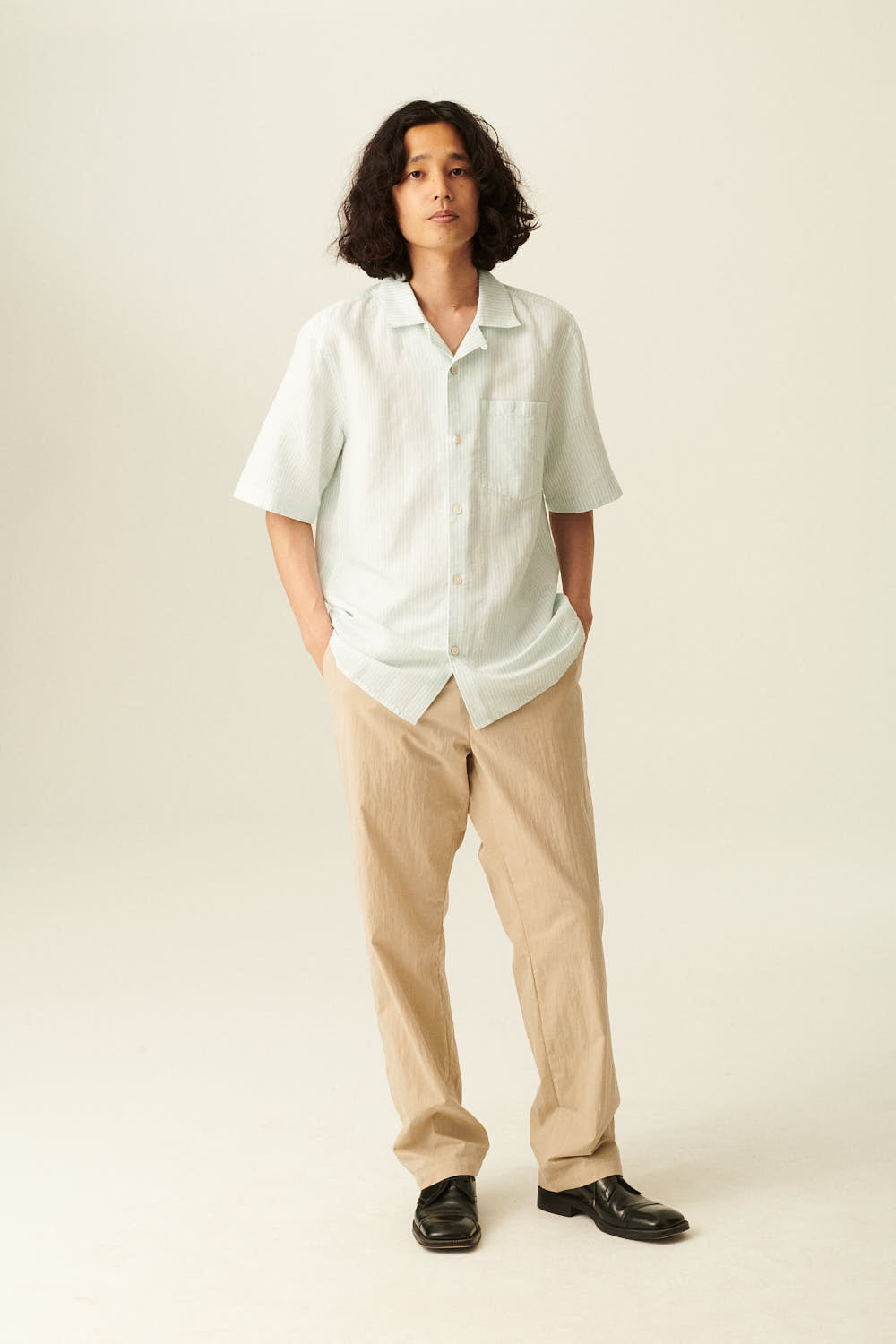 Rue de Tokyo PANU COTTON NYLON PANTS BEIGE