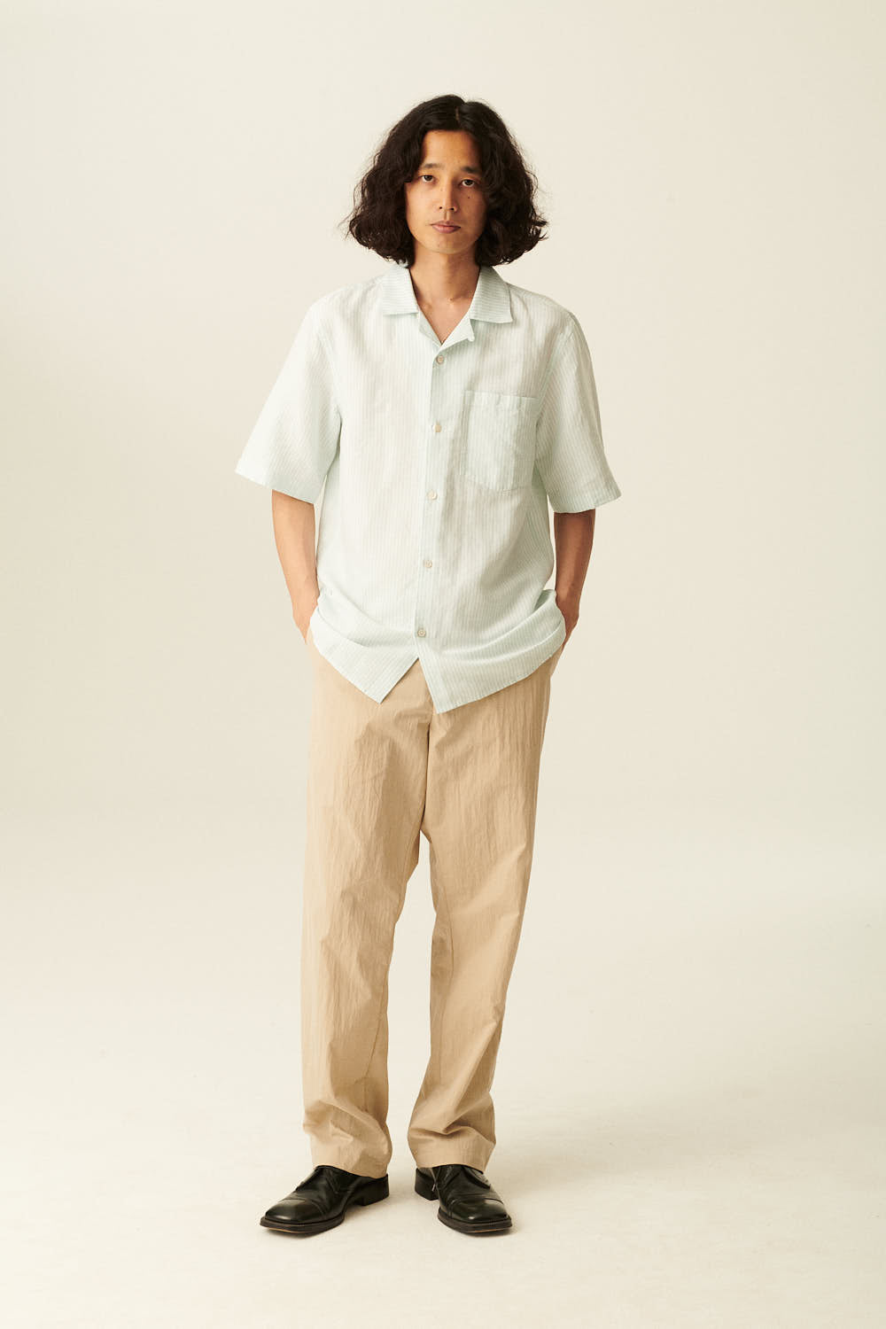 Rue de Tokyo PANU COTTON NYLON PANTS BEIGE