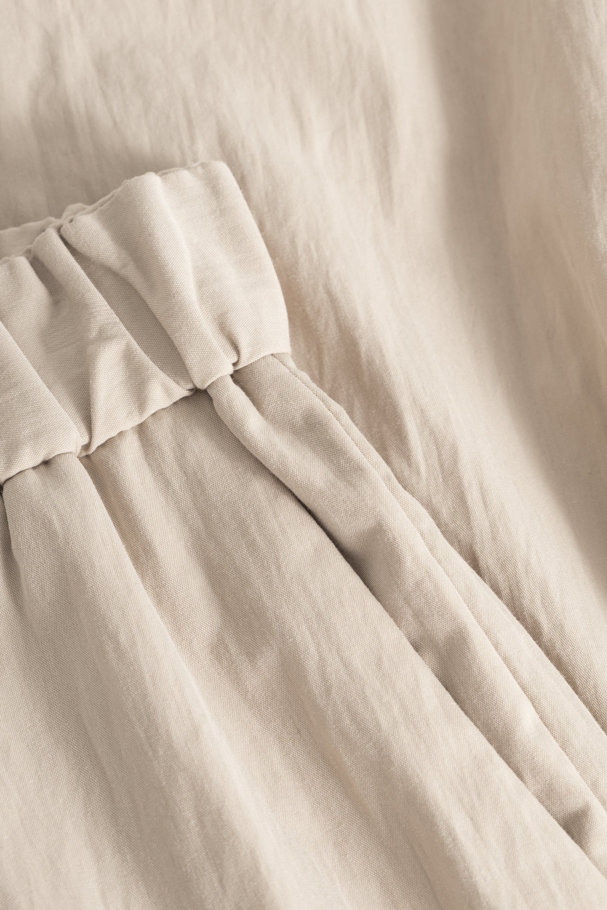 Rue de Tokyo PANU COTTON NYLON PANTS BEIGE