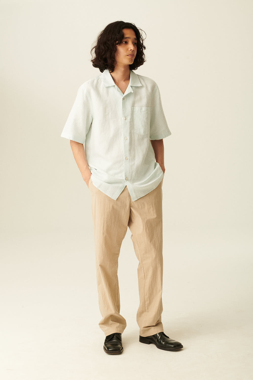 Rue de Tokyo PANU COTTON NYLON PANTS BEIGE