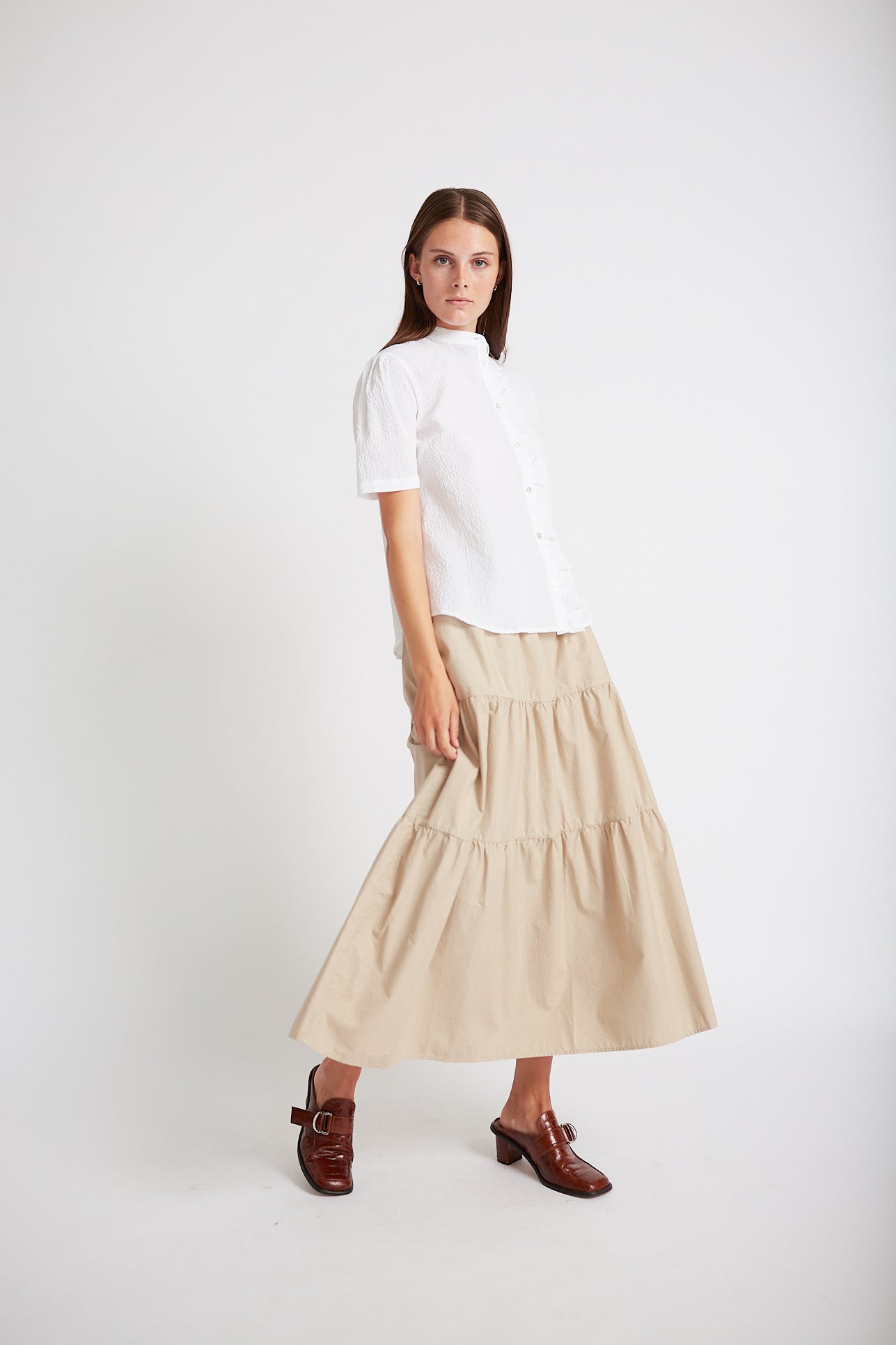 Rue de Tokyo PAPRIKA SKIRT BEIGE SKIRTS BEIGE