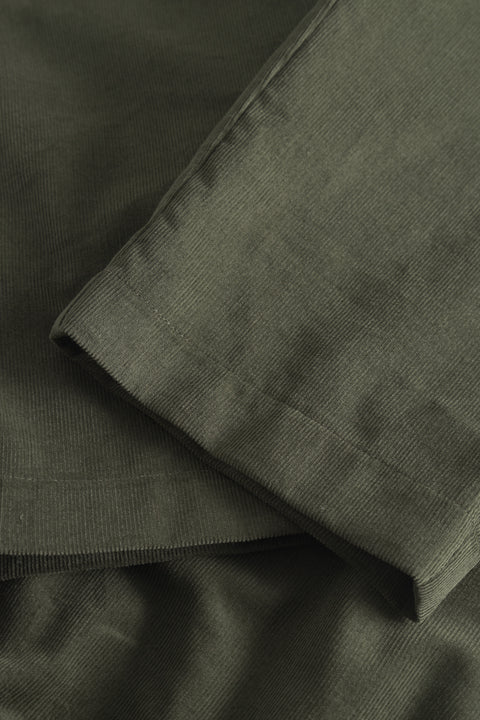 Rue de Tokyo PAREL BABY CORD GOTS PANTS MOSS GREEN