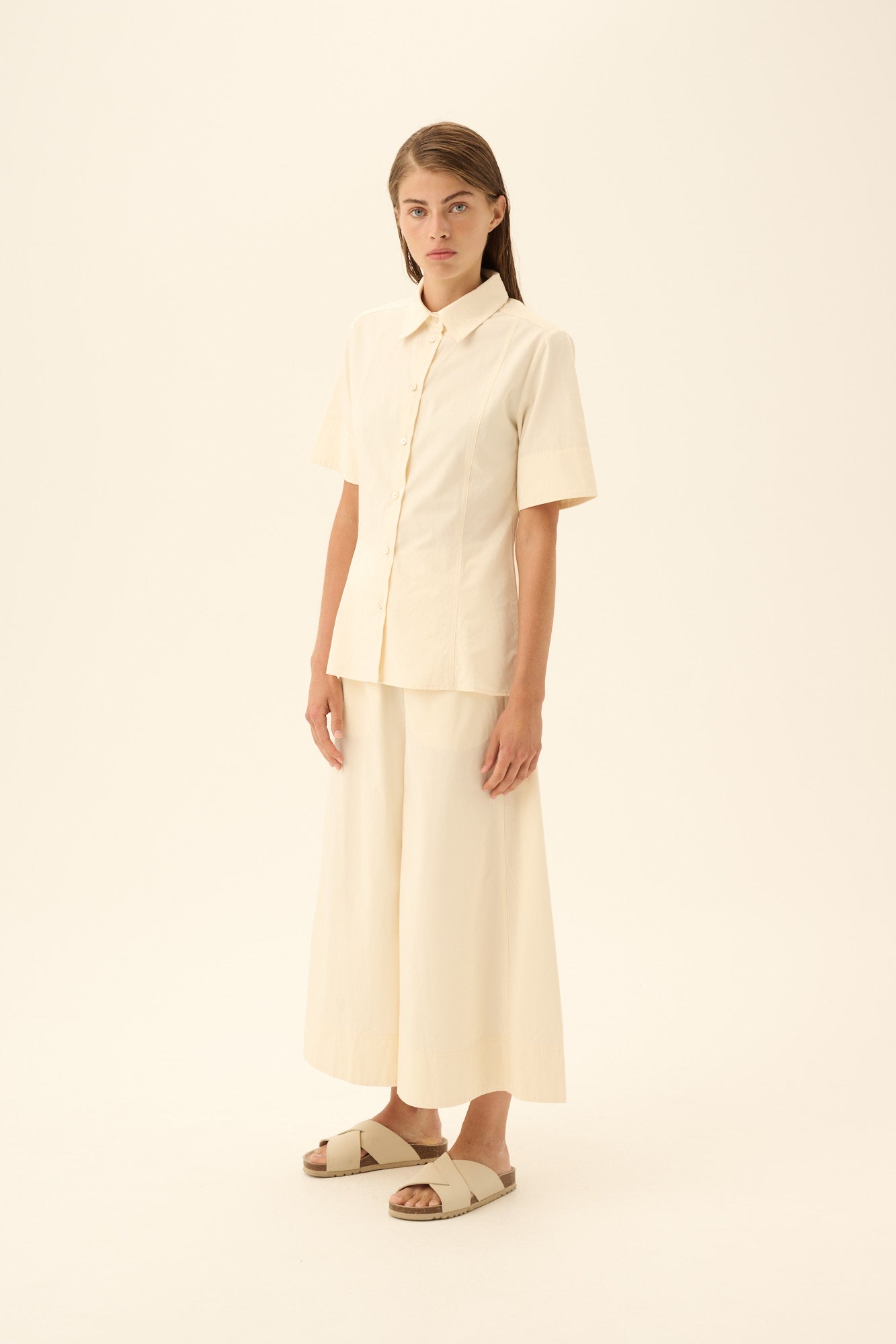 Rue de Tokyo PARMIDA MODAL POPLIN Pants CREAM