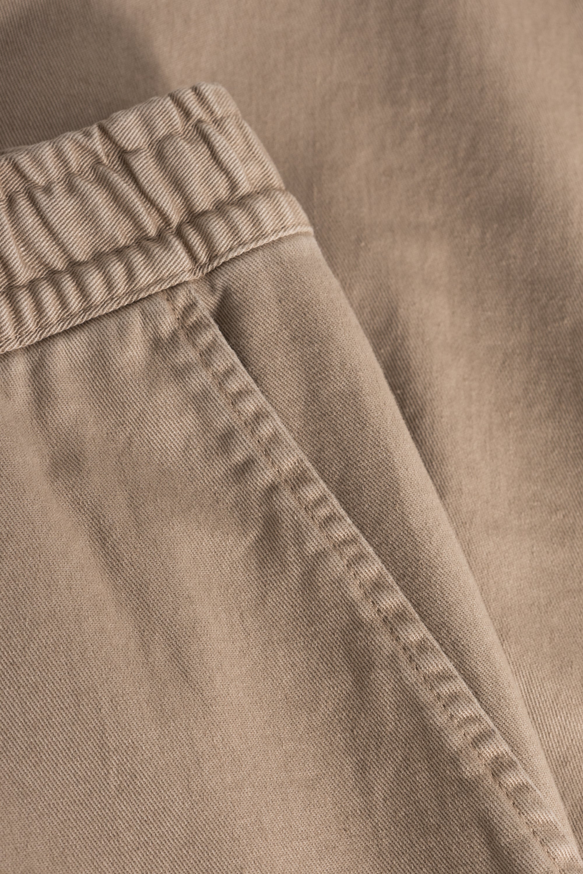 Rue de Tokyo PASCAL PRE DYED TWILL PANTS LIGHT BROWN
