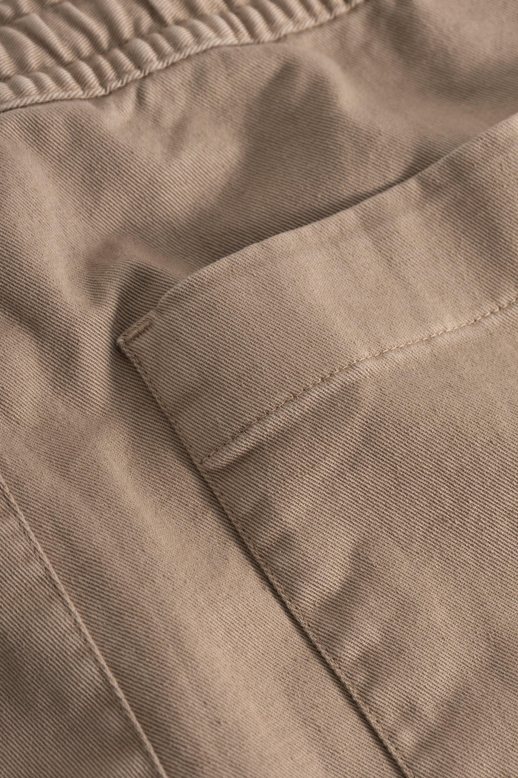 Rue de Tokyo PASCAL PRE DYED TWILL PANTS LIGHT BROWN